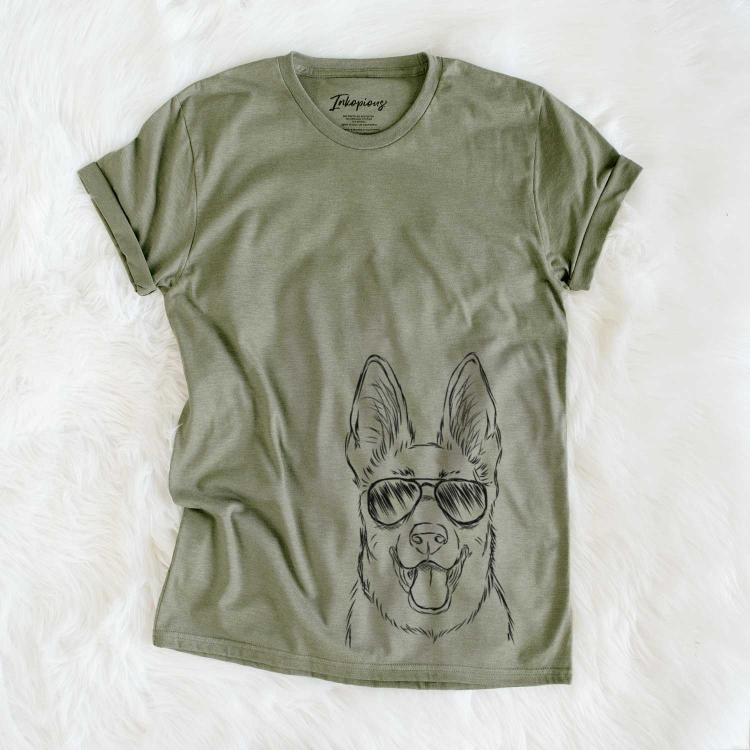 Aviator Brutus the German Shepherd - Unisex Crewneck