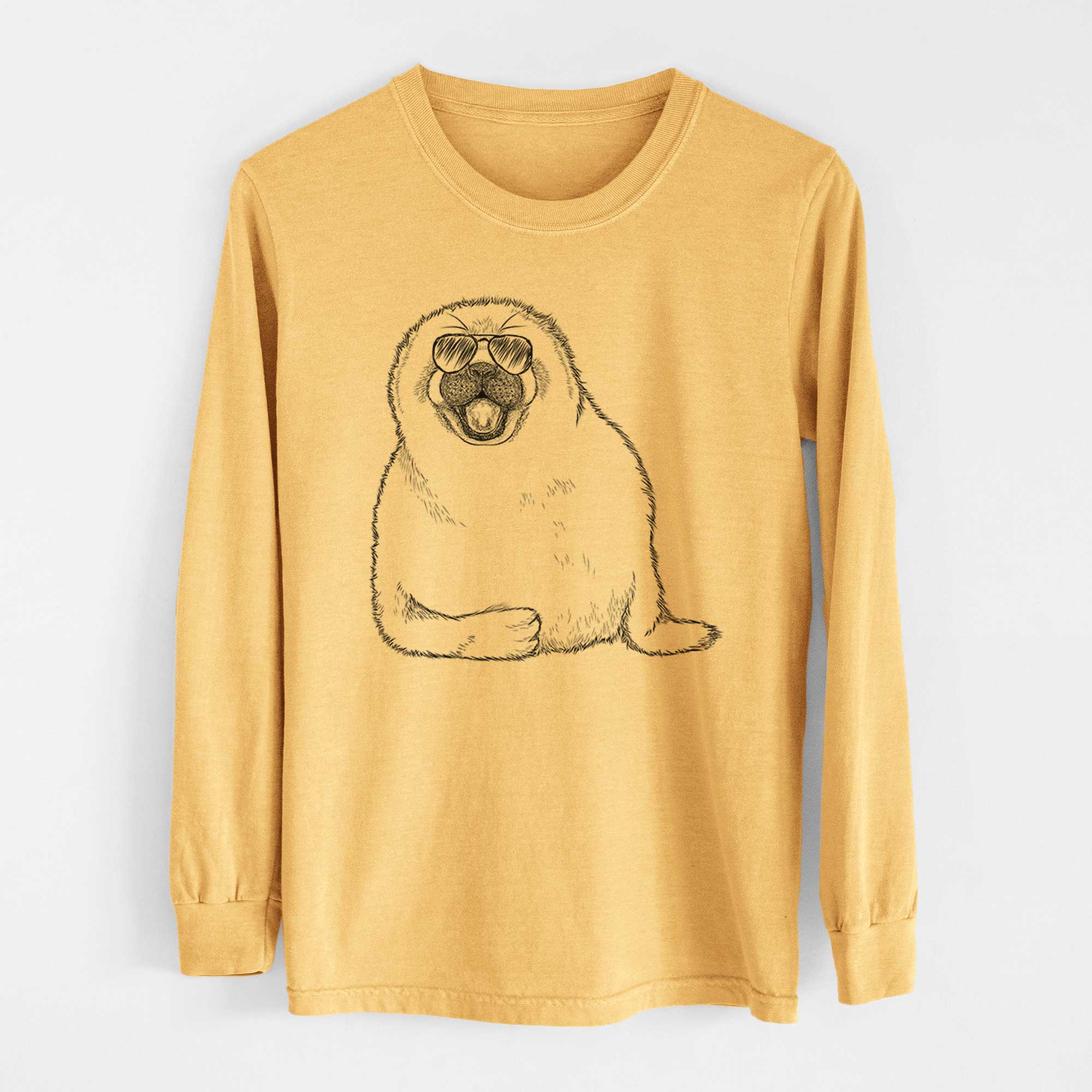 Aviators Bub the Harp Seal - Heavyweight 100% Cotton Long Sleeve