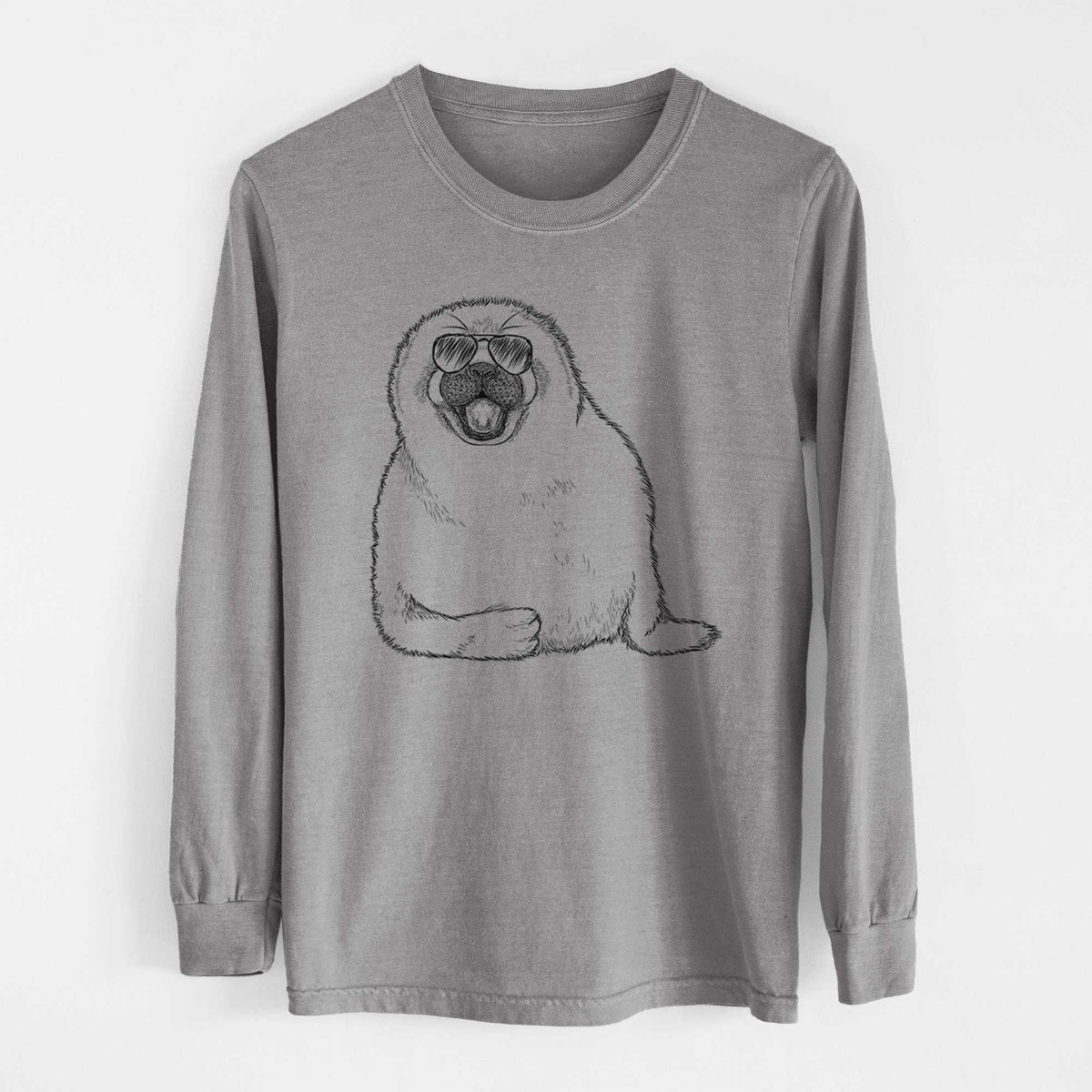 Aviators Bub the Harp Seal - Heavyweight 100% Cotton Long Sleeve