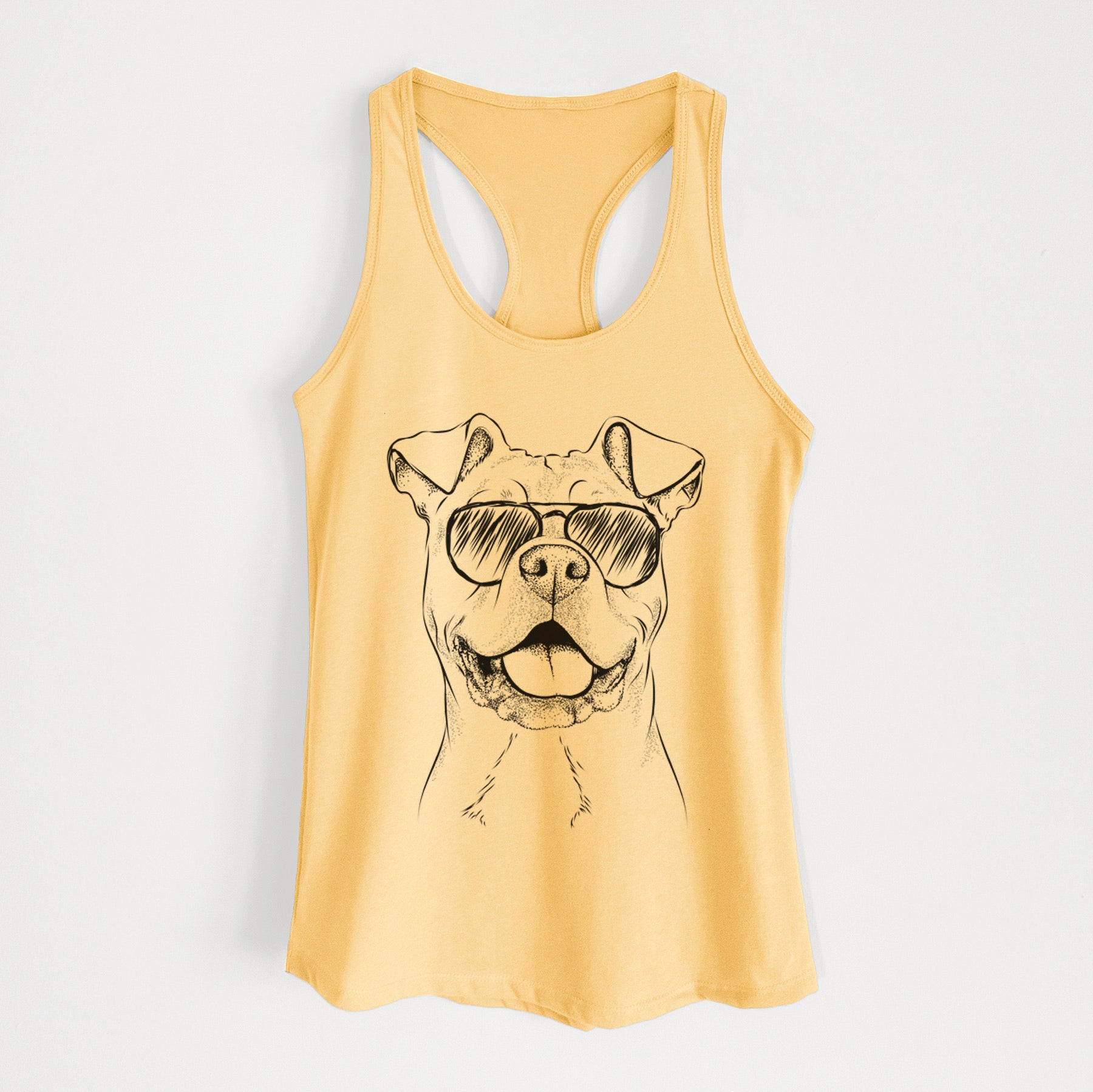 Bubba Scraps the American Staffordshire Mix - Women's Racerback Tanktop