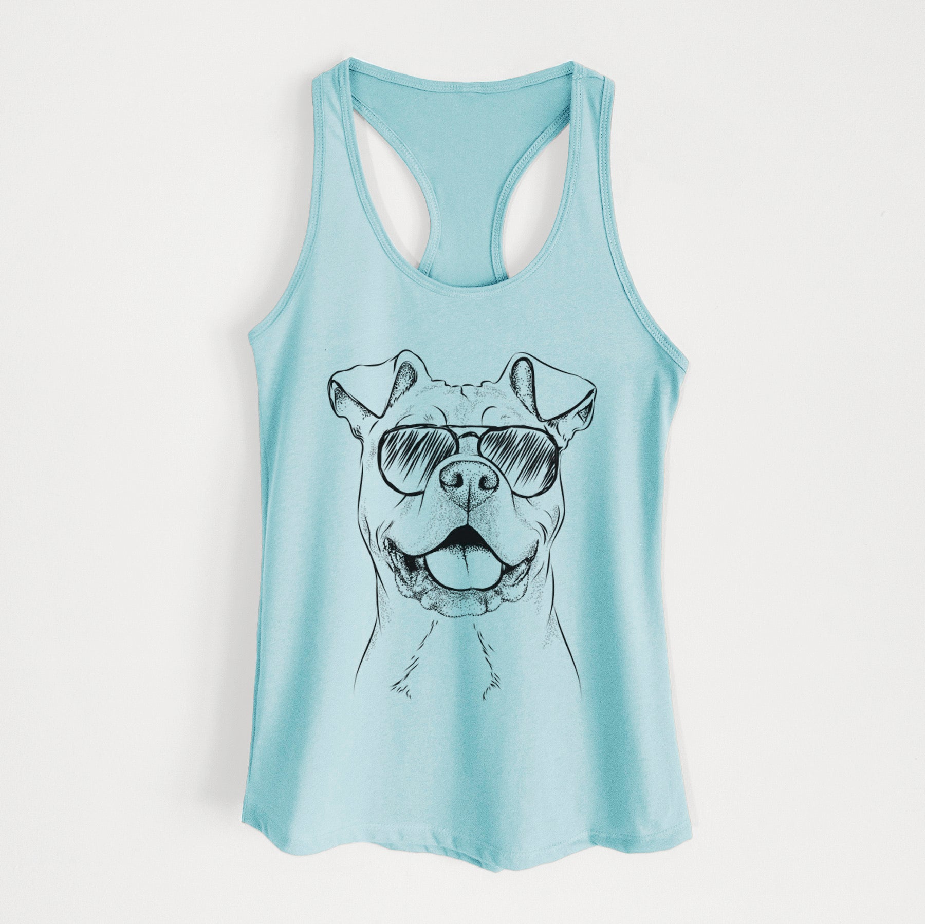 Bubba Scraps the American Staffordshire Mix - Women's Racerback Tanktop