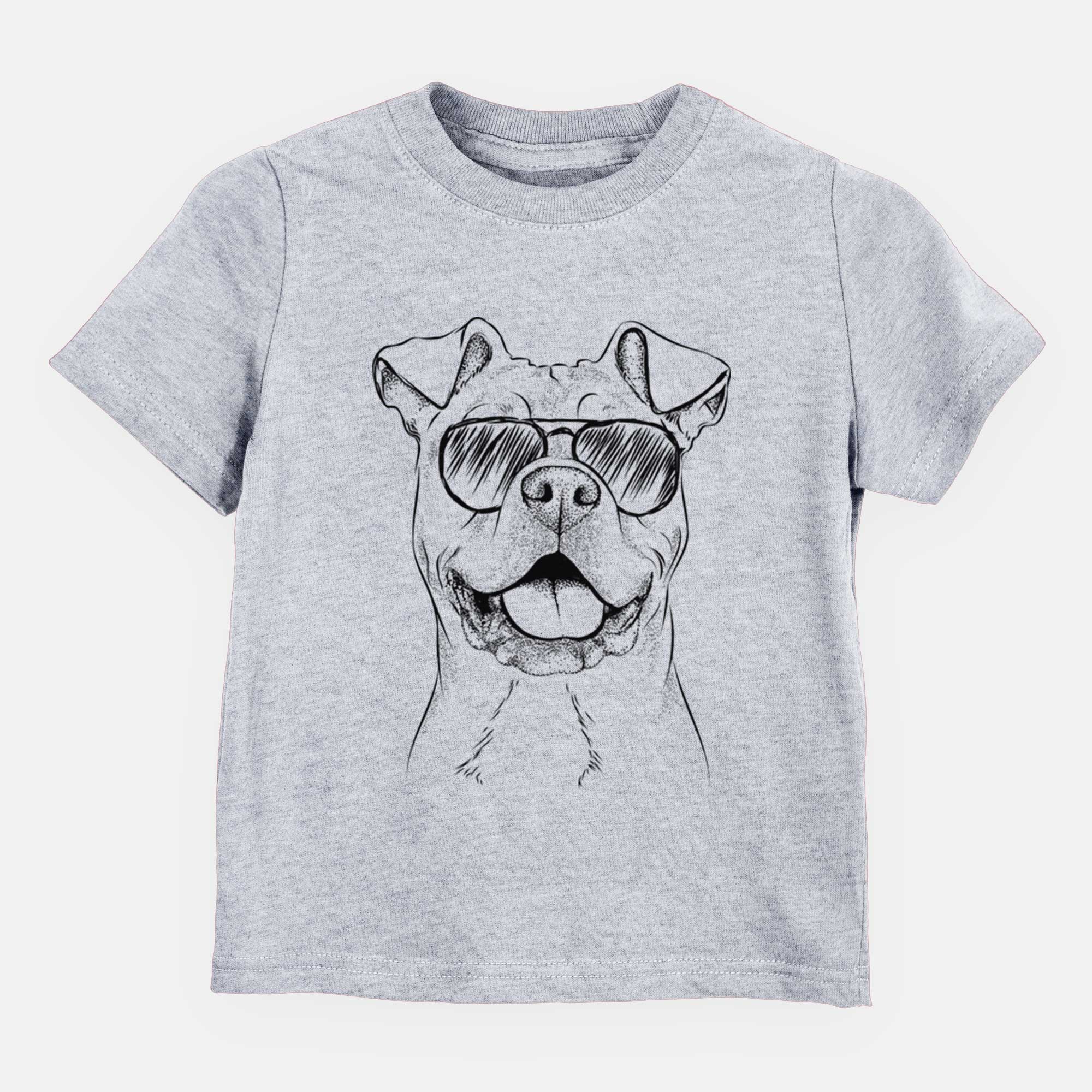 Aviator Bubba Scraps the American Stafforsdhire Mix - Kids/Youth/Toddler Shirt