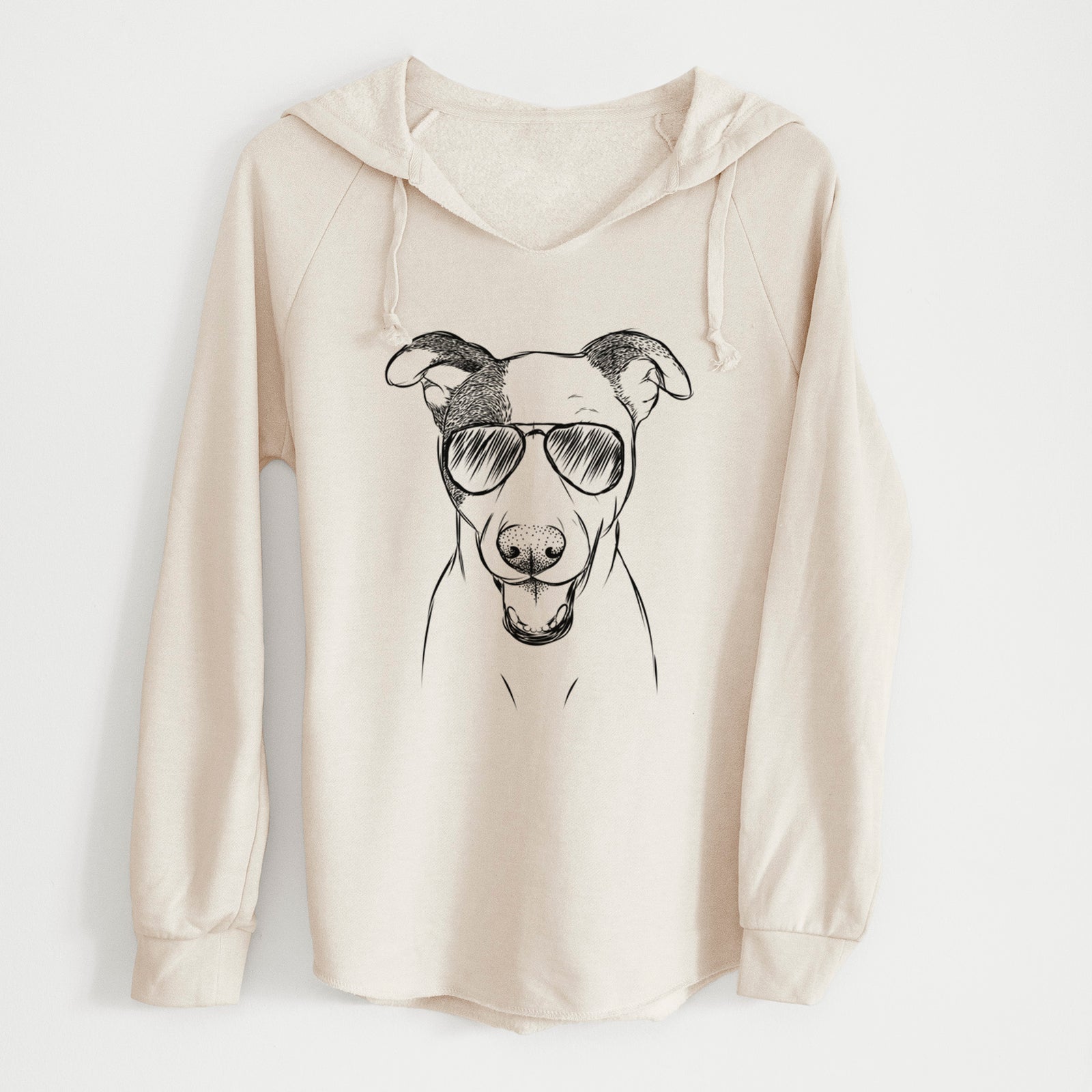 Aviator Bucky the Mixed Breed - Cali Wave Hooded Sweatshirt