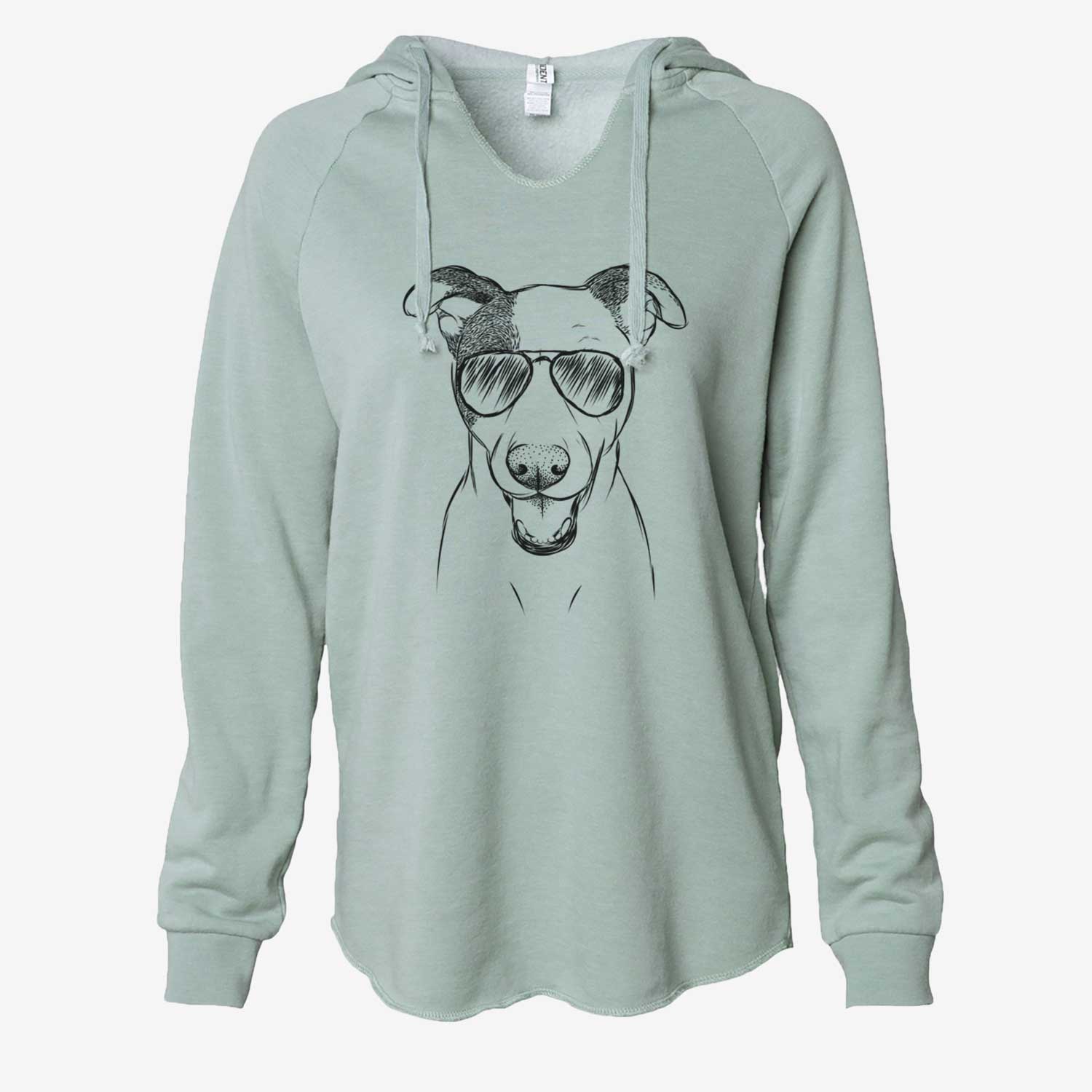 Bucky the Mixed Breed - Cali Wave Hooded Sweatshirt