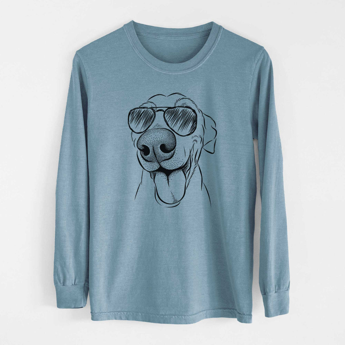 Aviators Buddy the Buddy the Sato / American Village Dog - Heavyweight 100% Cotton Long Sleeve