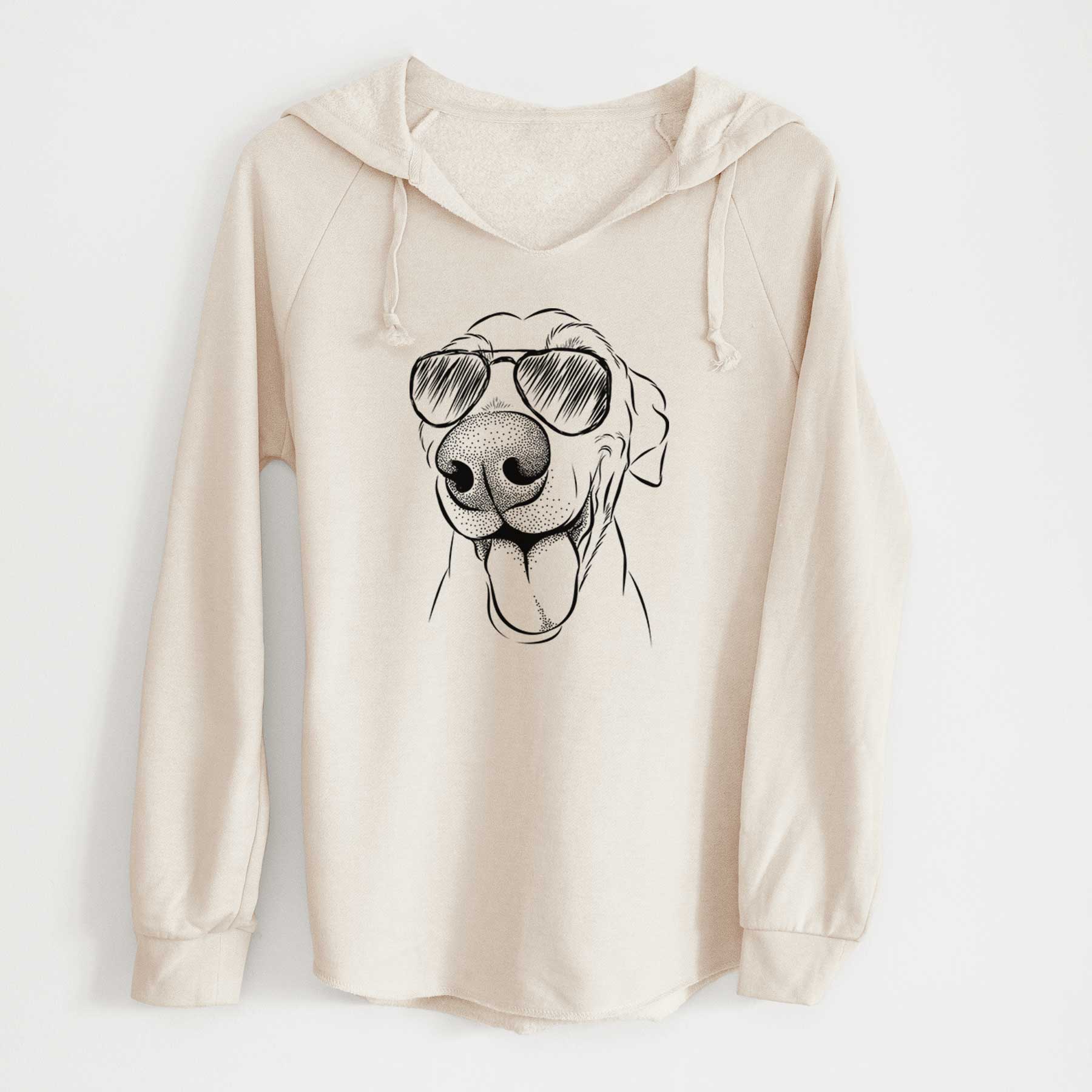 Aviator Buddy the Buddy the Sato / American Village Dog - Cali Wave Hooded Sweatshirt