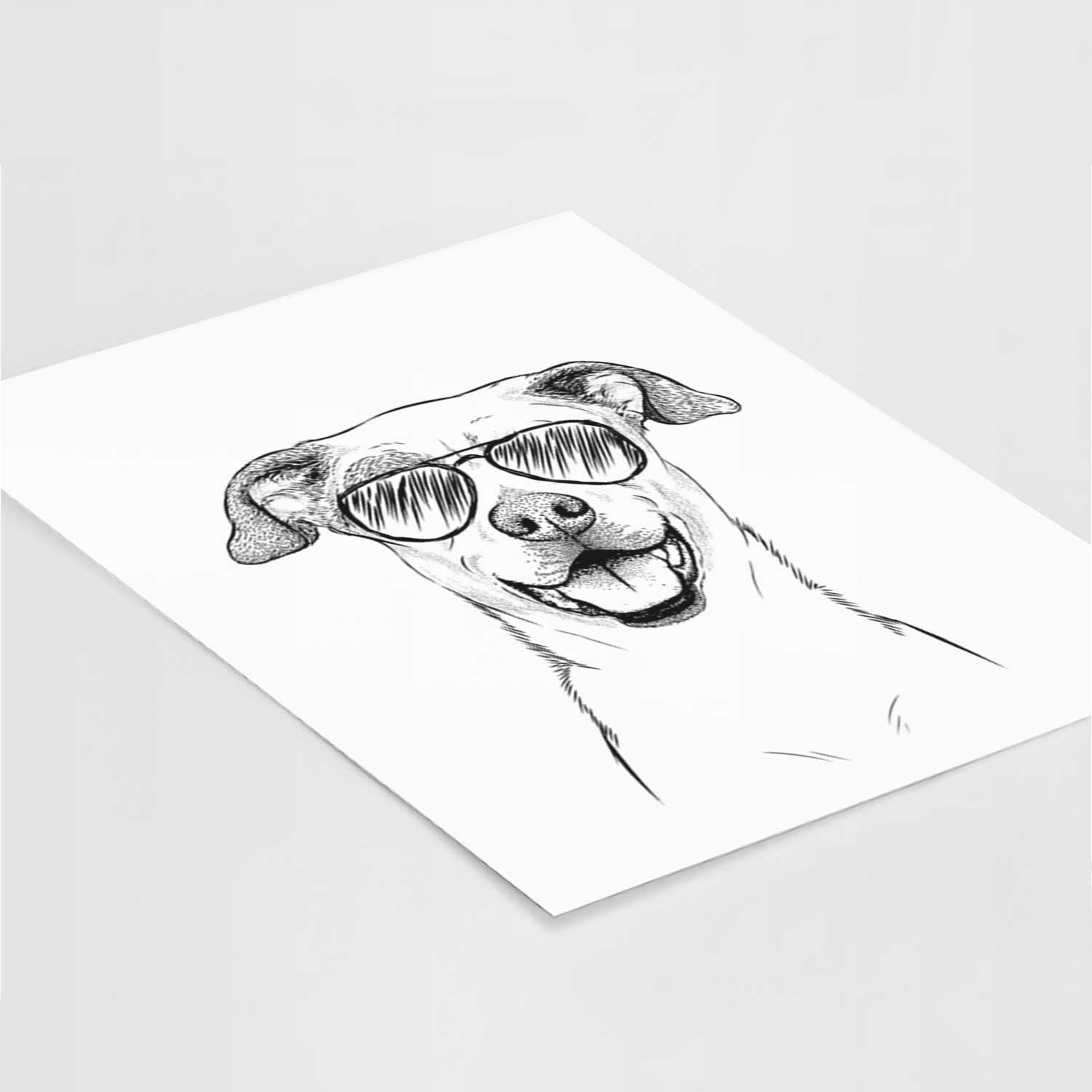 Buffy the Mixed Breed Art Print