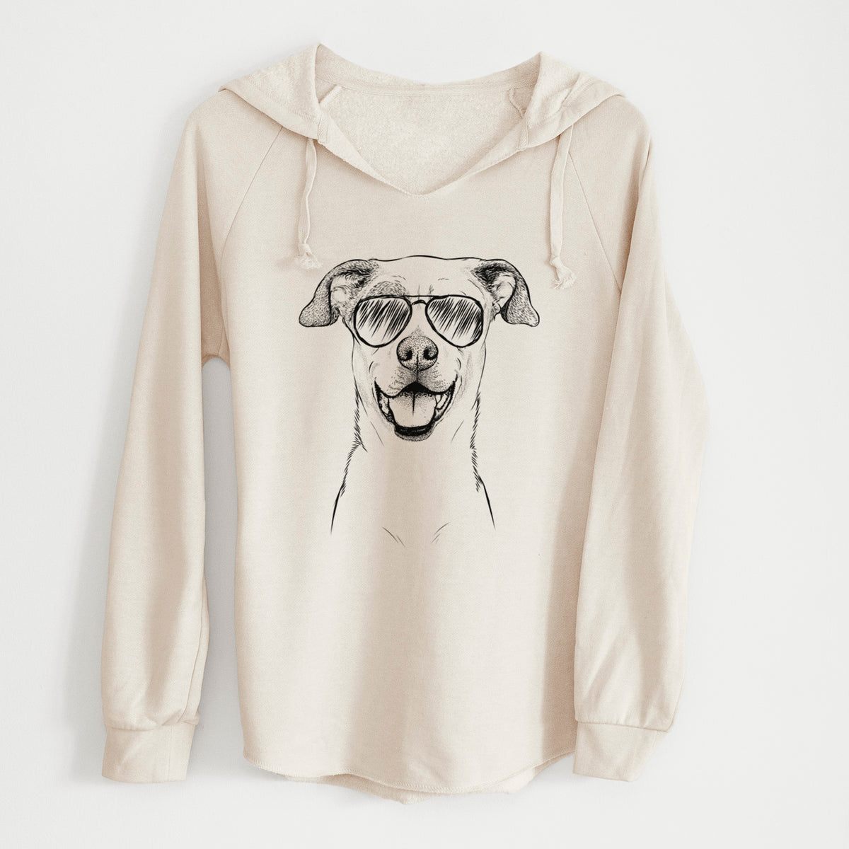 Aviator Buffy the Mixed Breed - Cali Wave Hooded Sweatshirt