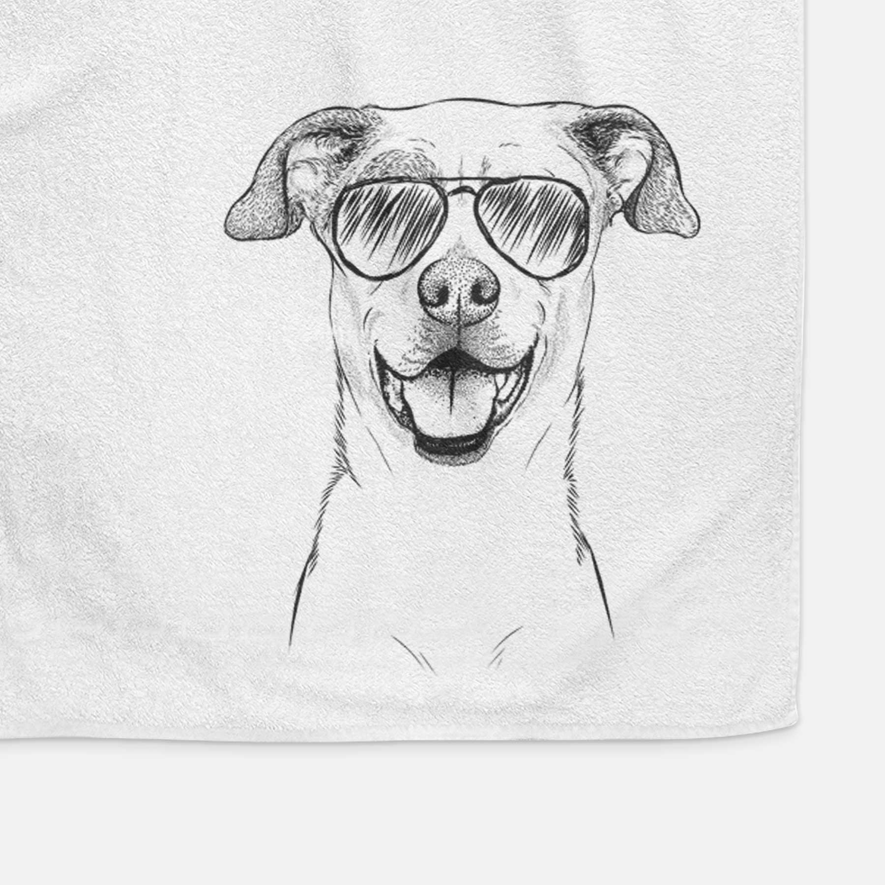 Buffy the Mixed Breed Decorative Hand Towel