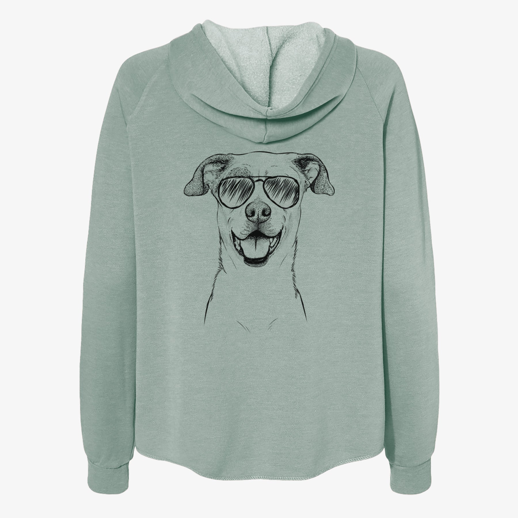 Buffy the Mixed Breed - Women's Cali Wave Zip-Up Sweatshirt