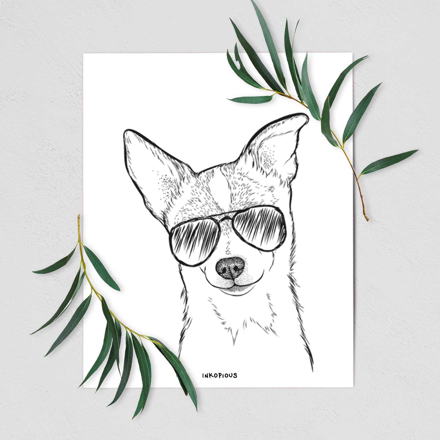 Buggy the Chihuahua Art Print