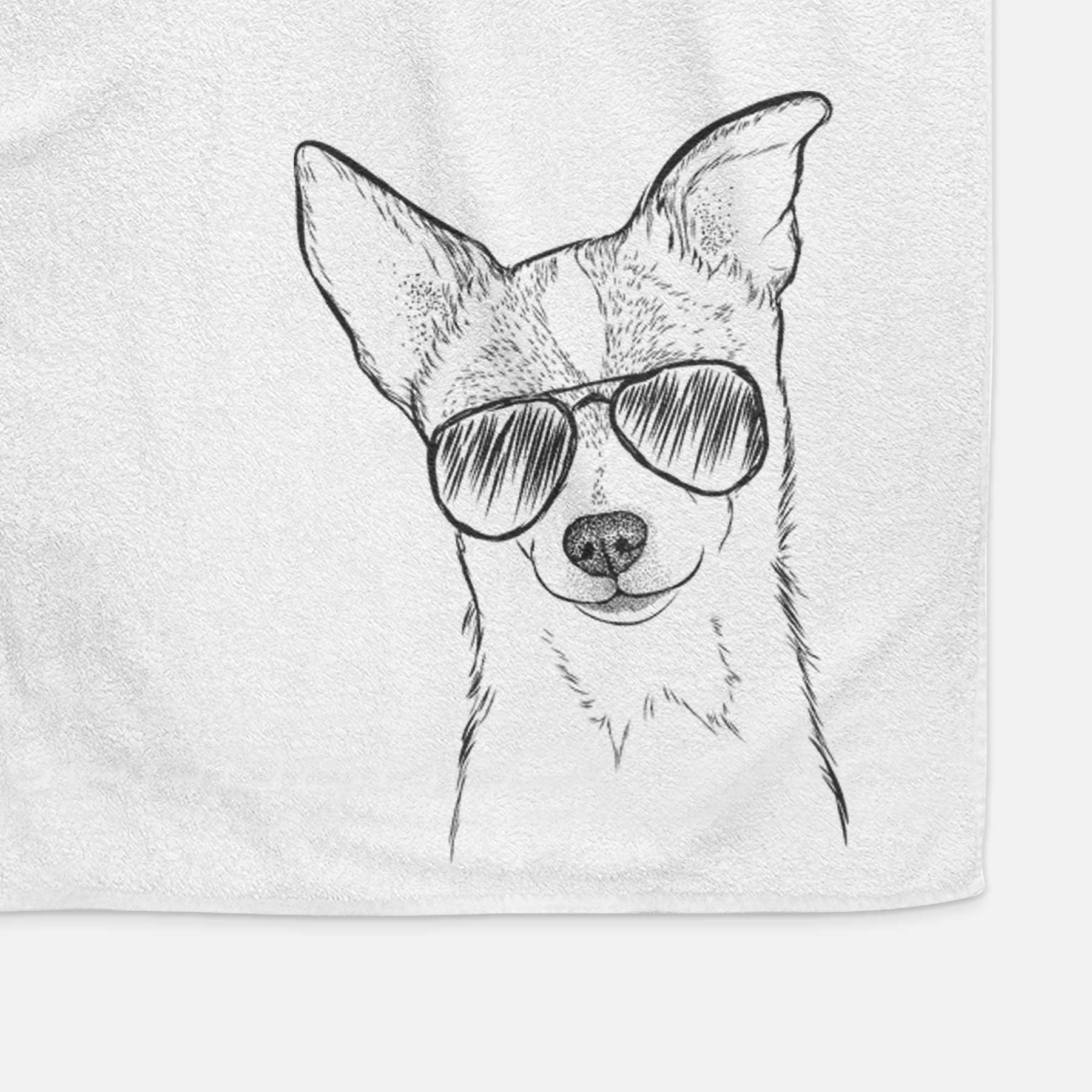 Buggy the Chihuahua Decorative Hand Towel