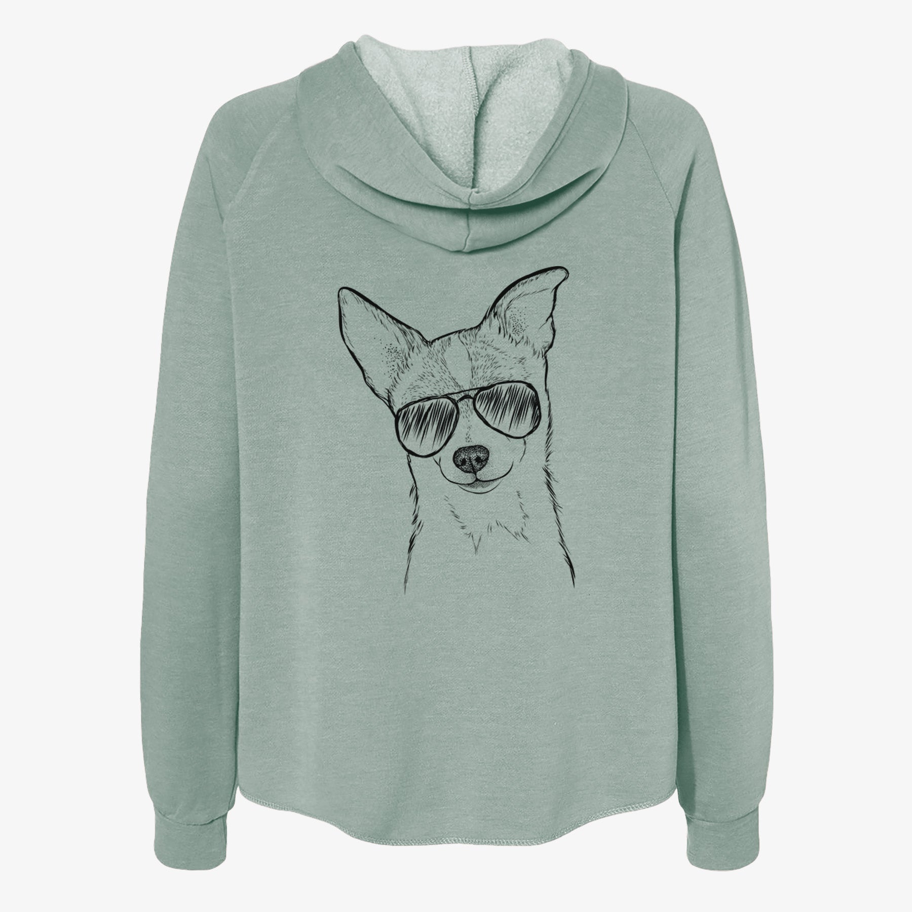 Buggy the Chihuahua - Women's Cali Wave Zip-Up Sweatshirt