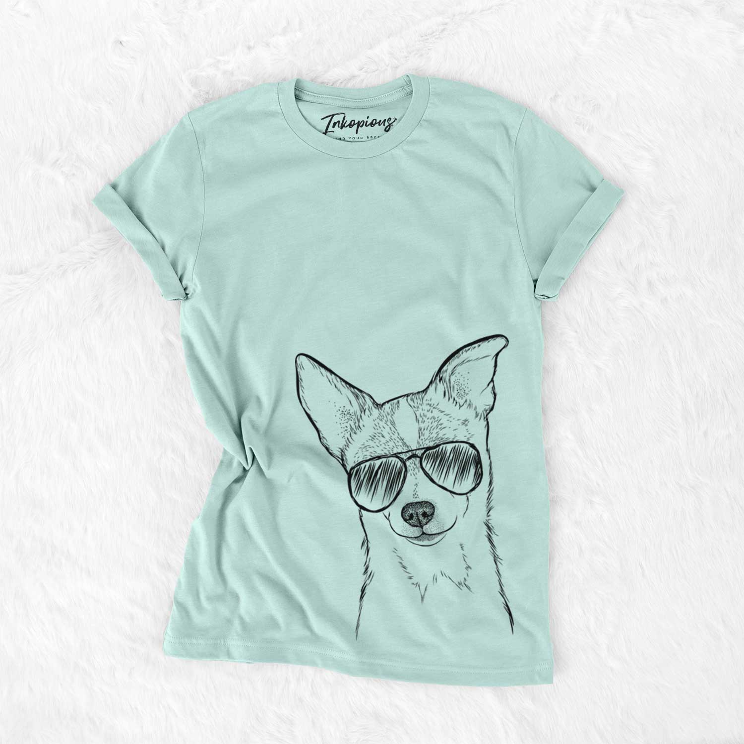 Aviator Buggy the Chihuahua - Unisex Crewneck