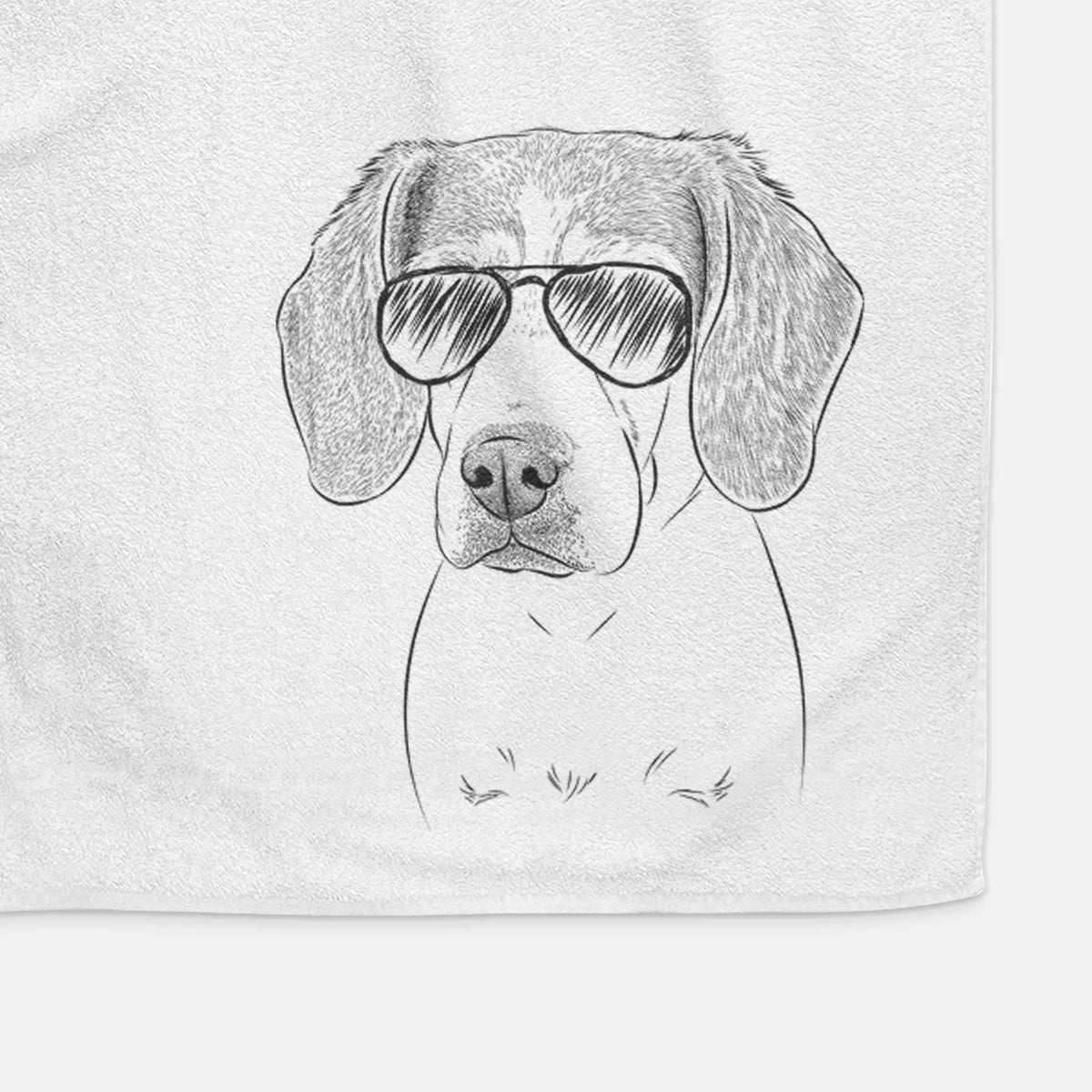 Bumbee the Beagle Decorative Hand Towel