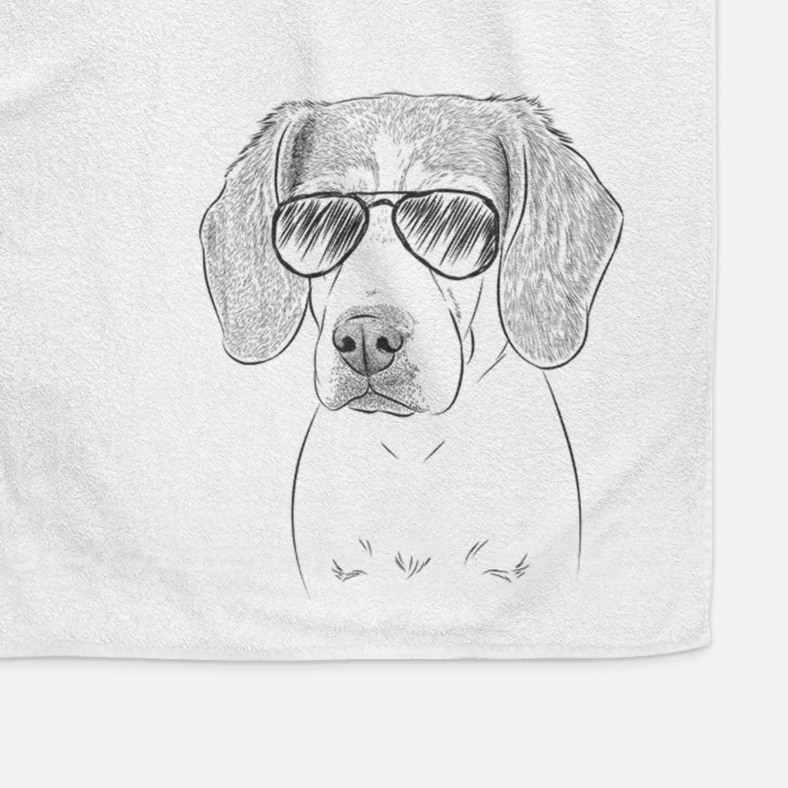 Bumbee the Beagle Decorative Hand Towel