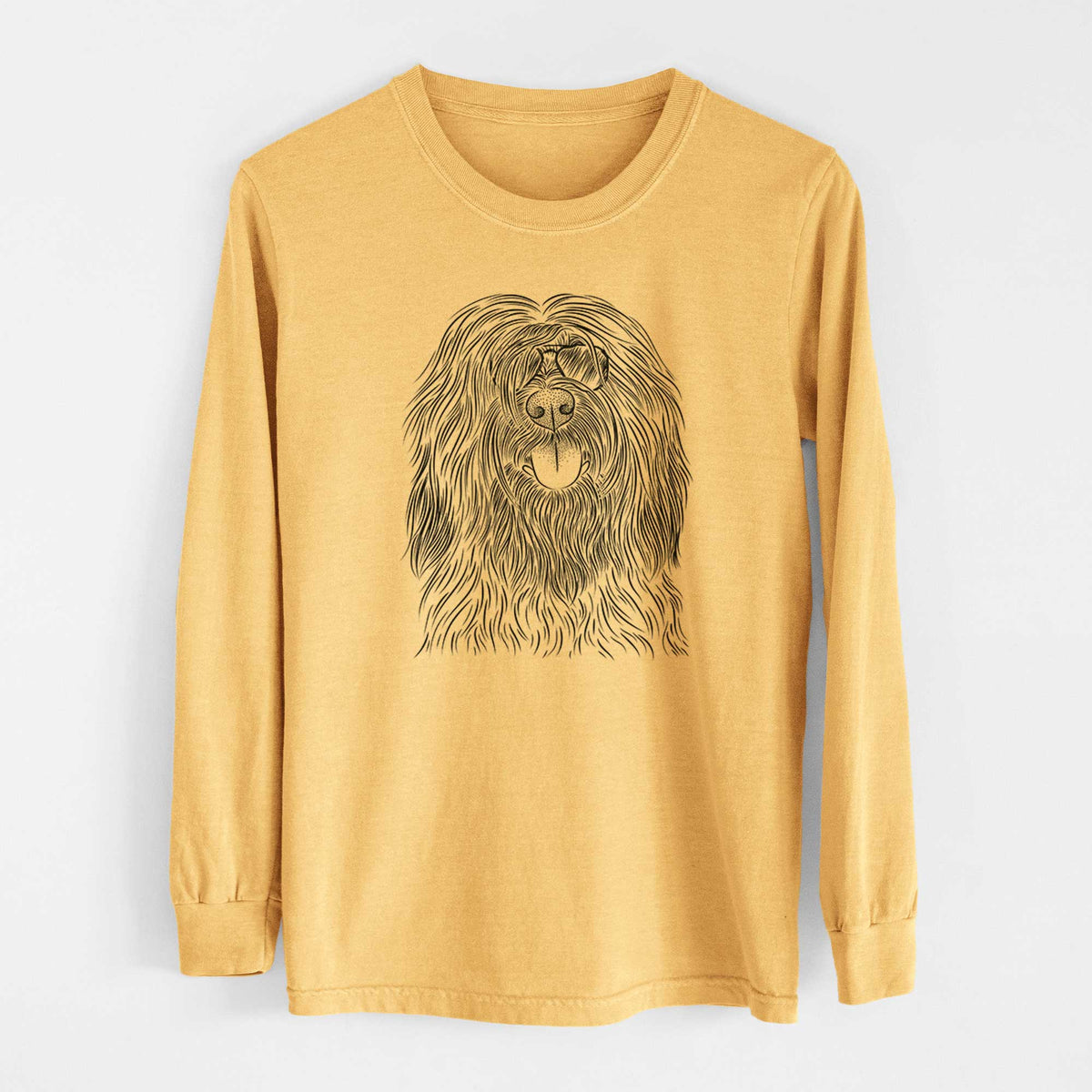 Aviators Bundy the Briard - Heavyweight 100% Cotton Long Sleeve