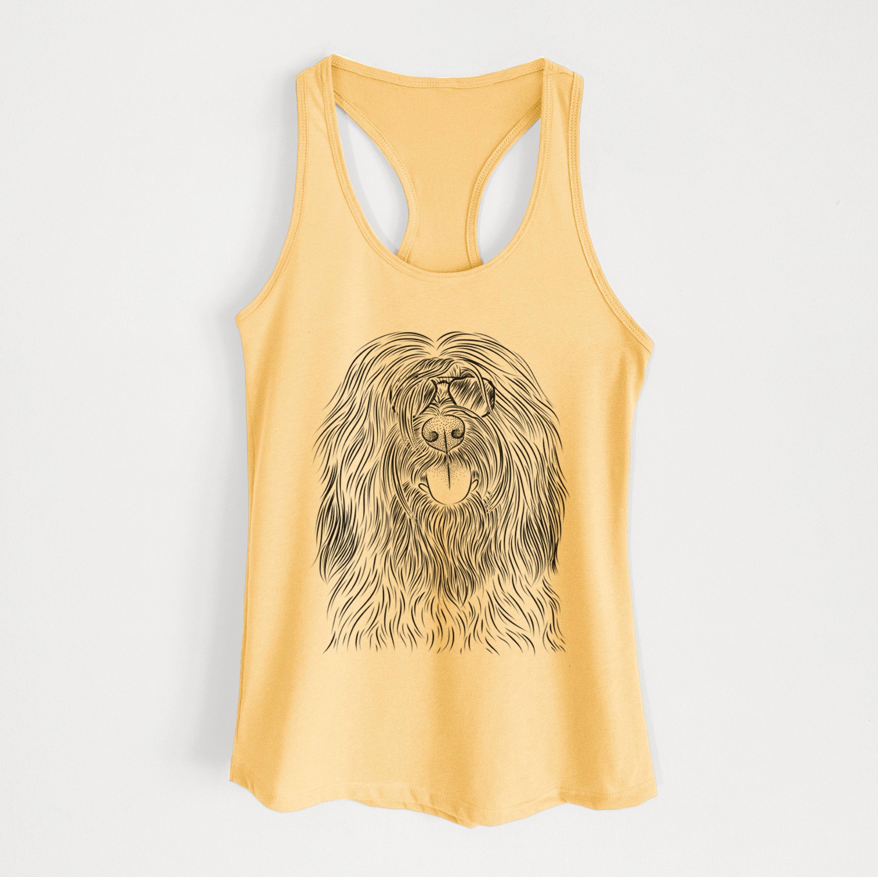 Bundy the Briard - Women's Racerback Tanktop