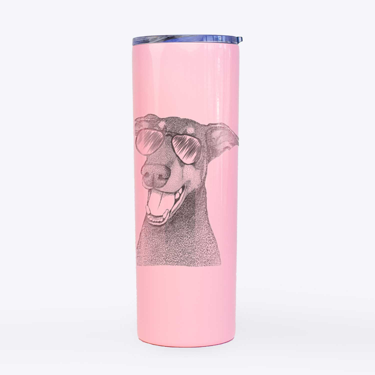 Bunnie the Doberman Pinscher - 20oz Skinny Tumbler