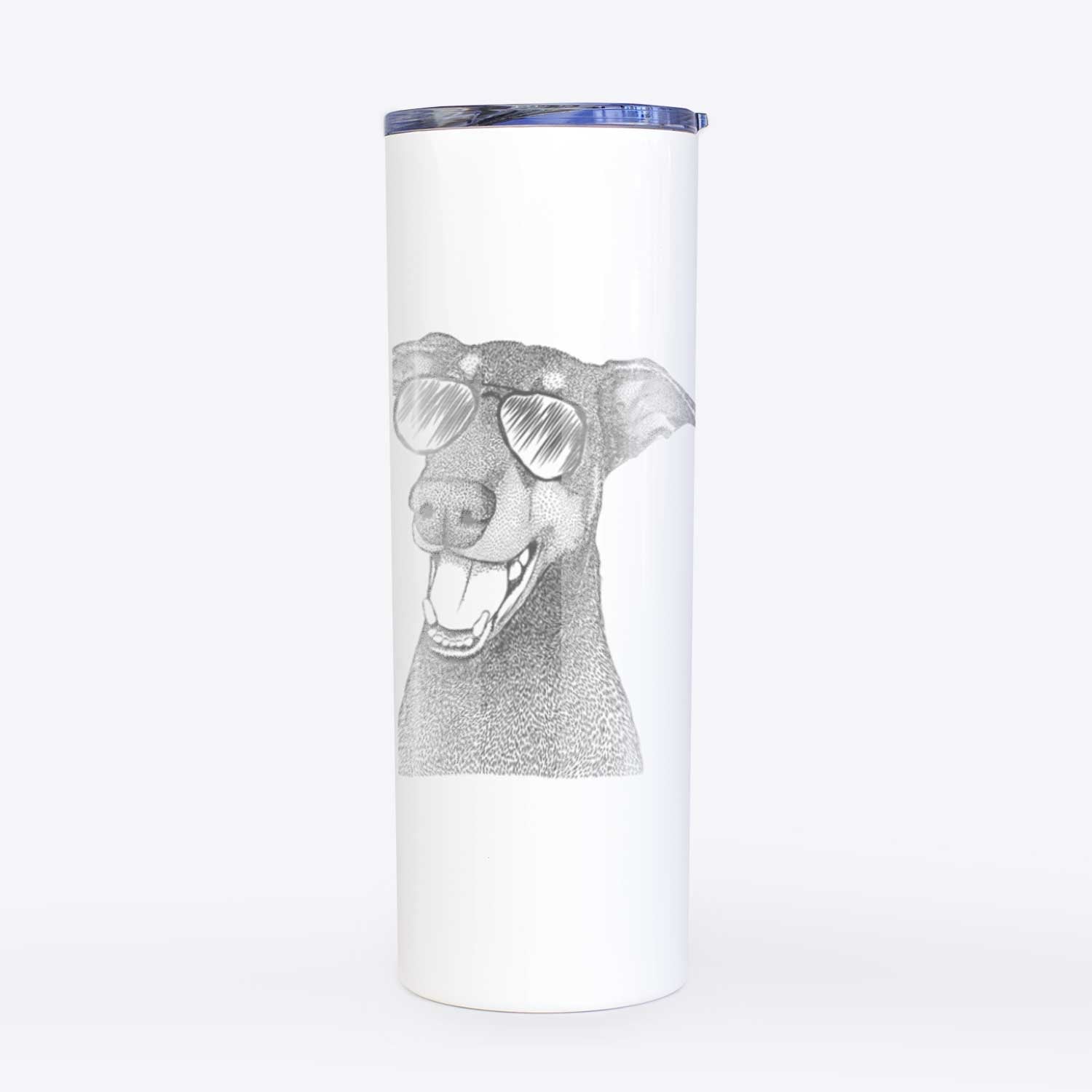 Bunnie the Doberman Pinscher - 20oz Skinny Tumbler