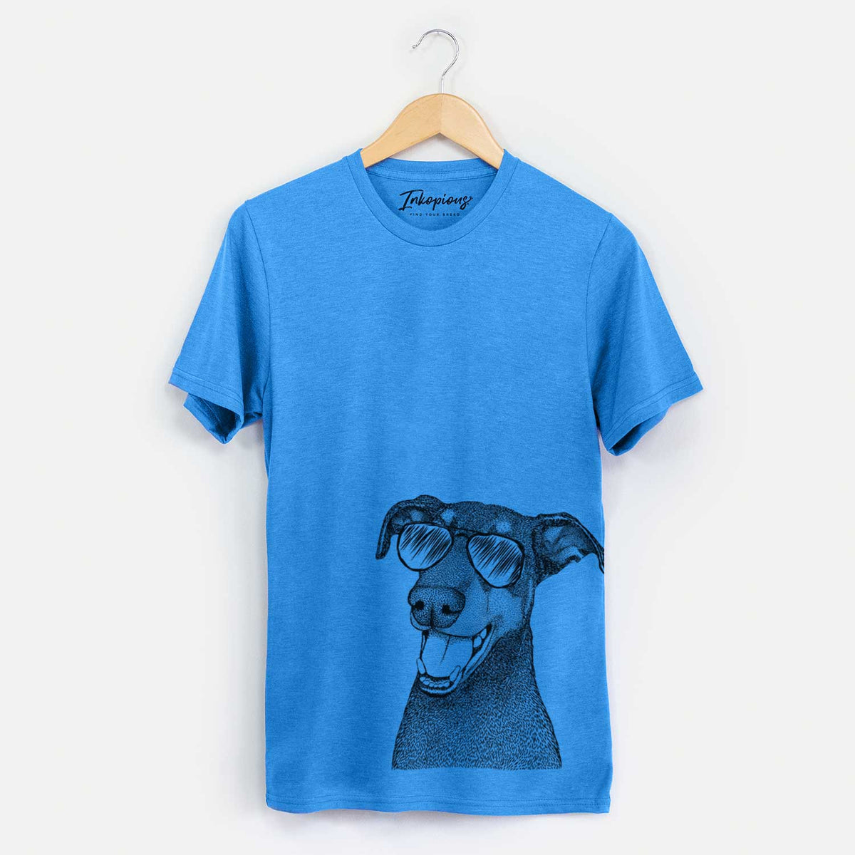 Aviator Bunnie the Doberman Pinscher - Unisex Crewneck