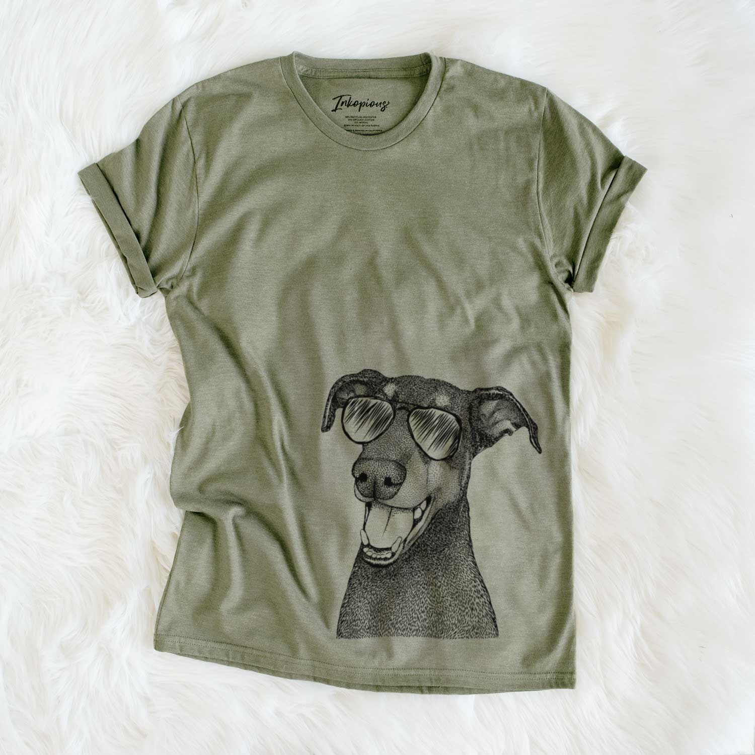 Aviator Bunnie the Doberman Pinscher - Unisex Crewneck