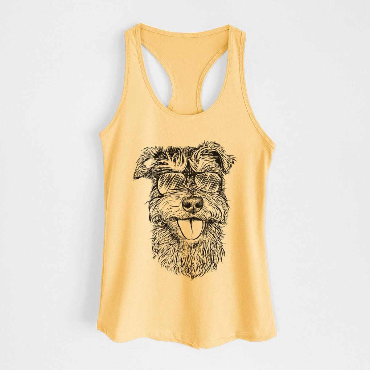 Buster the Schnoodle - Women's Racerback Tanktop