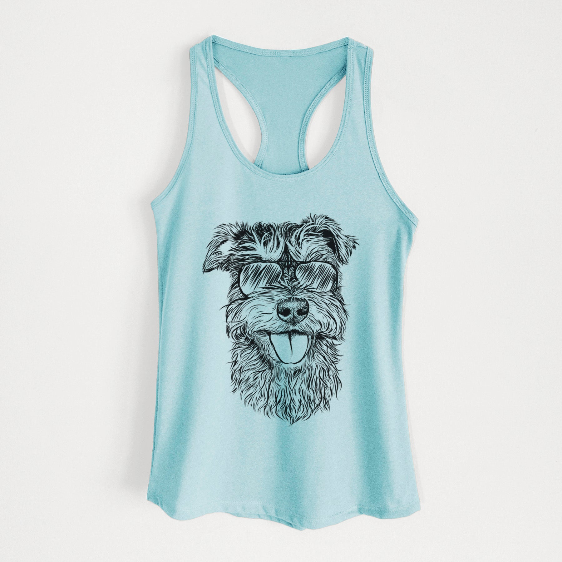 Buster the Schnoodle - Women's Racerback Tanktop