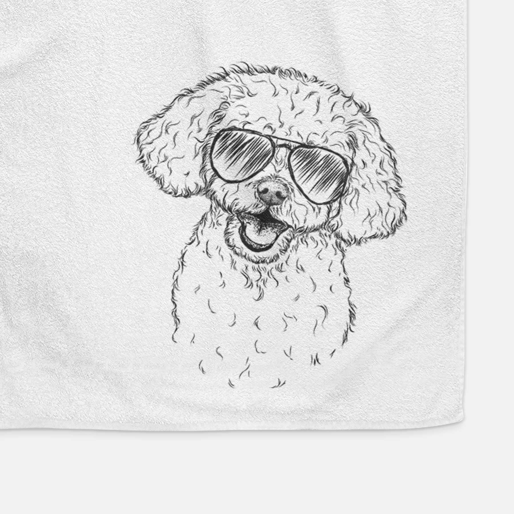 Caesar the Bichon Frise Decorative Hand Towel