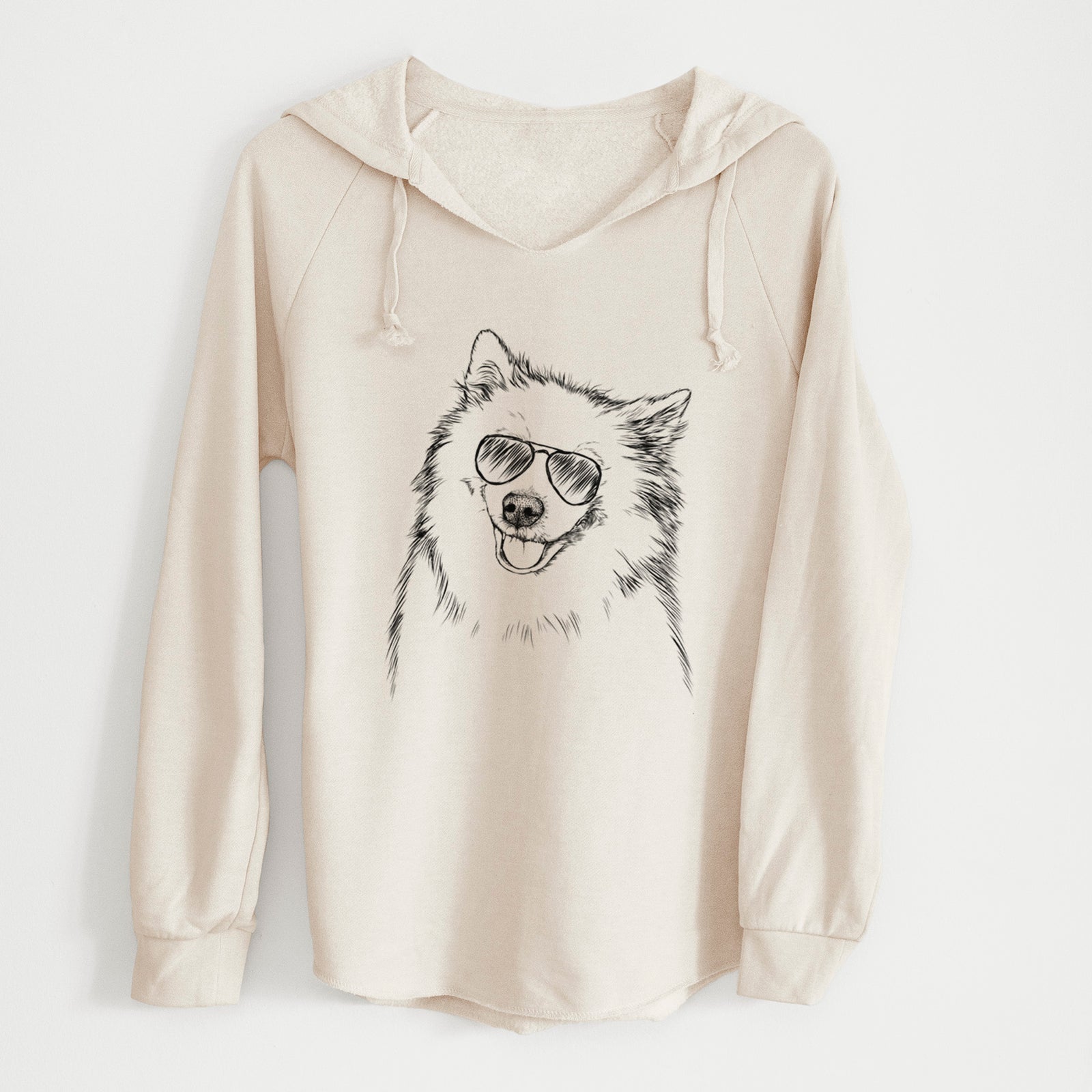 Aviator Caico the Samoyed - Cali Wave Hooded Sweatshirt
