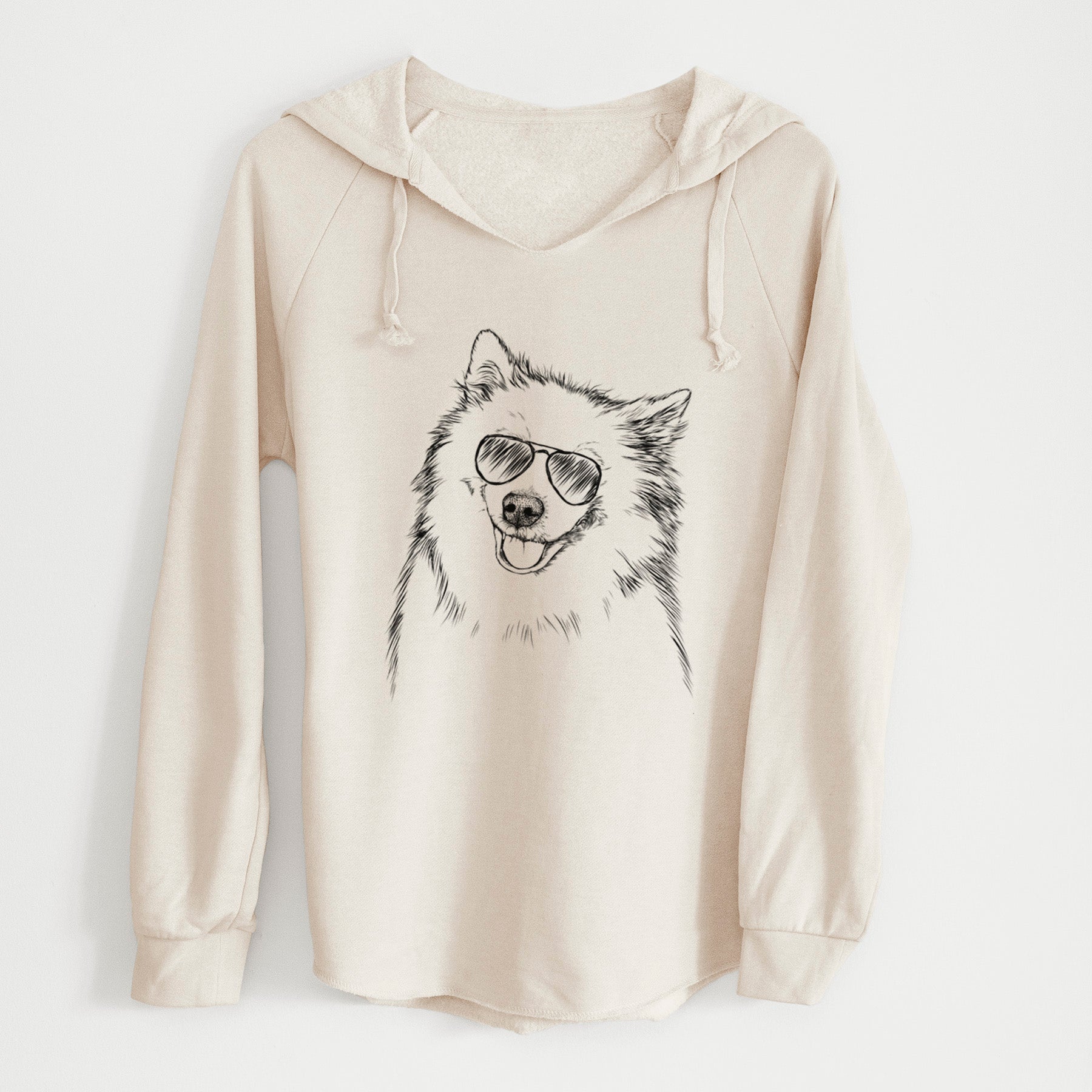 Aviator Caico the Samoyed - Cali Wave Hooded Sweatshirt