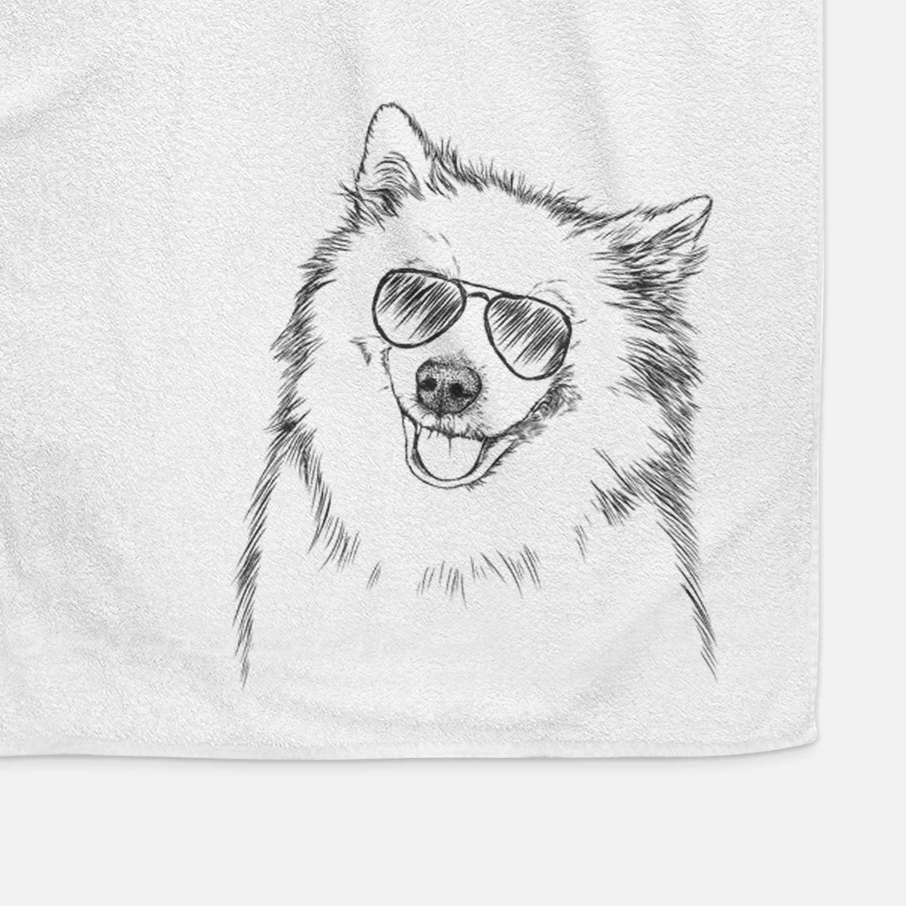 Caico the Samoyed Decorative Hand Towel