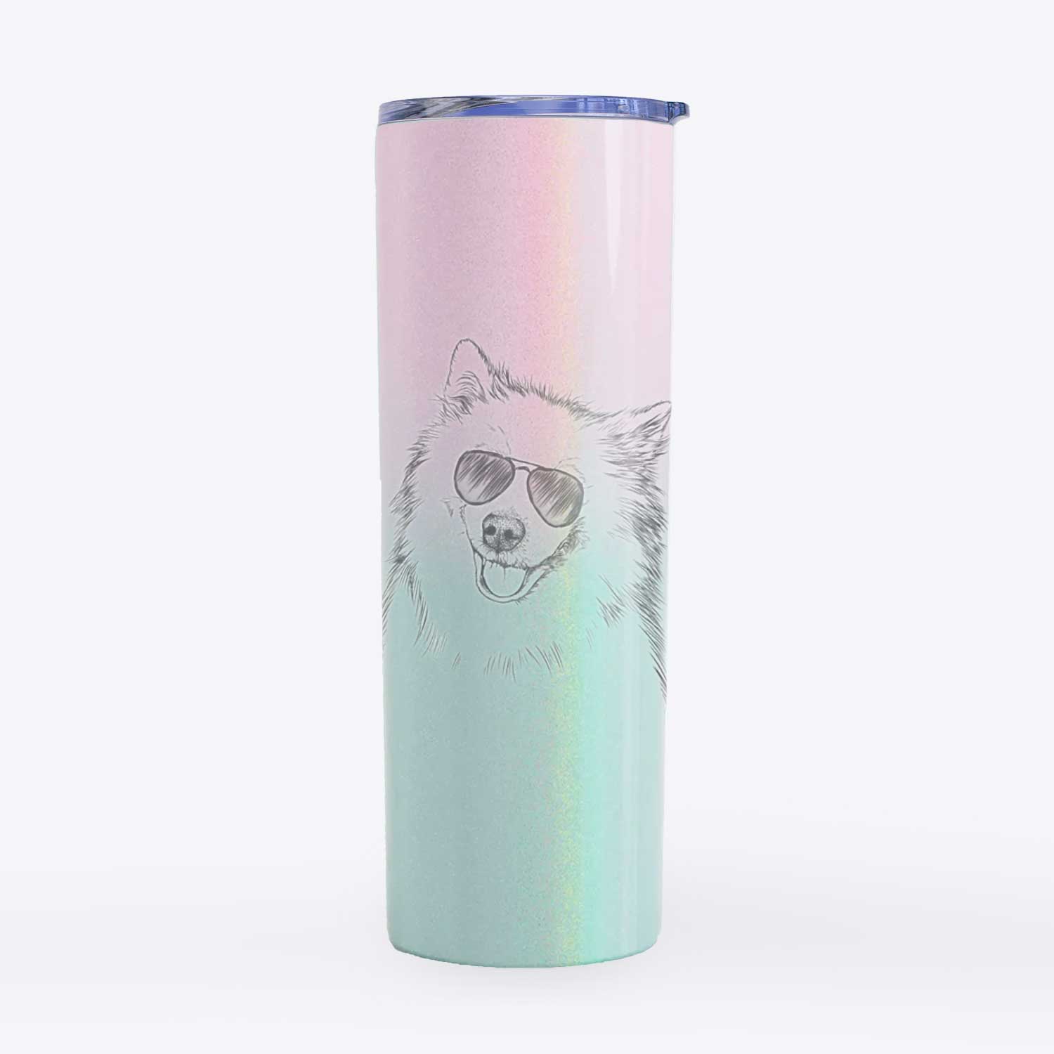 Caico the Samoyed - 20oz Skinny Tumbler