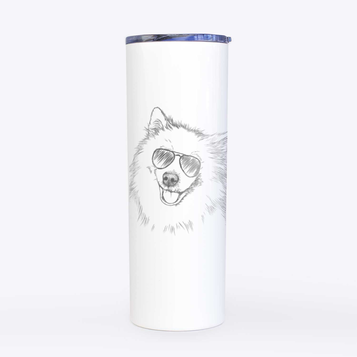 Caico the Samoyed - 20oz Skinny Tumbler