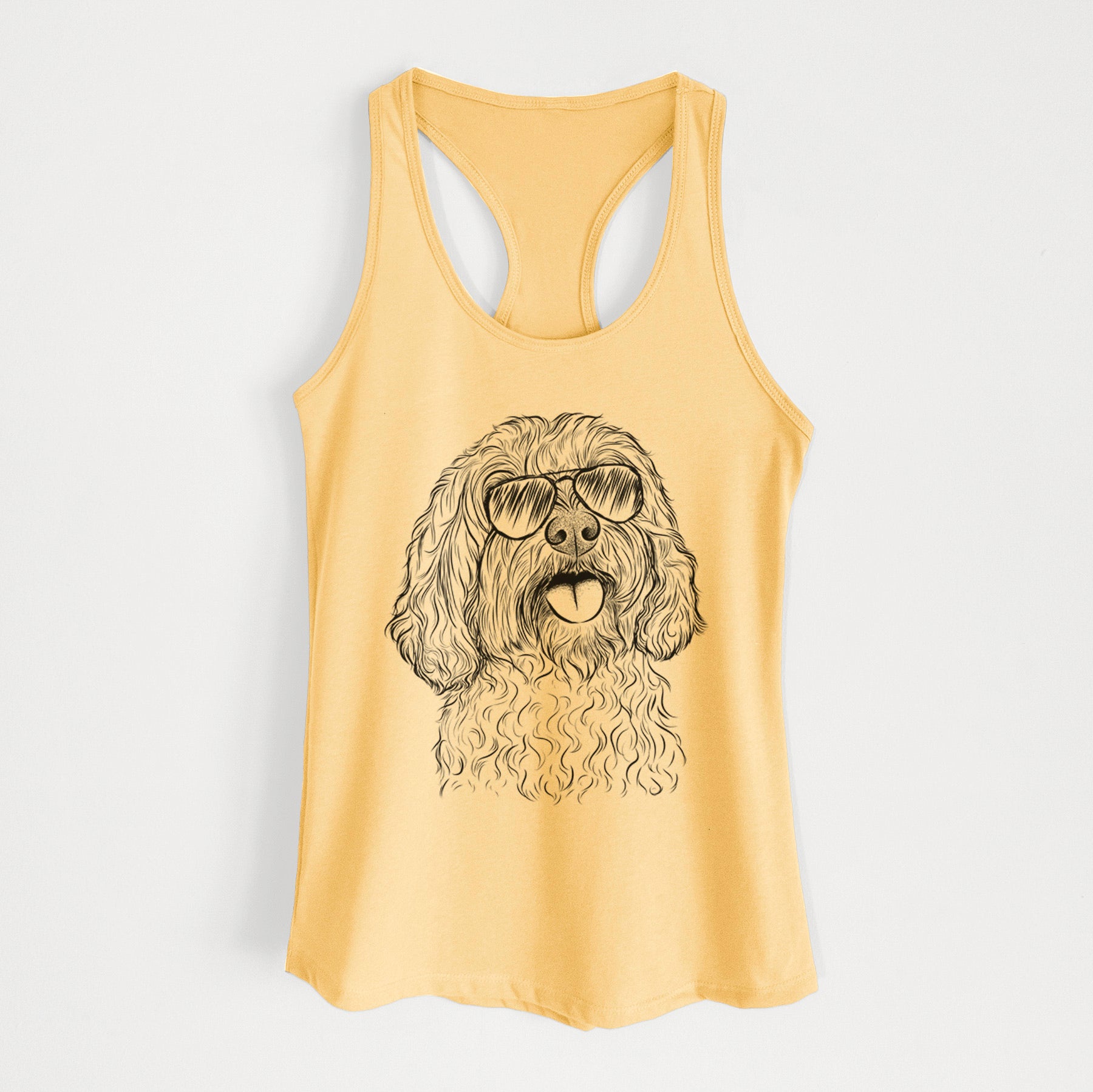 Cali the Cavapoo - Women's Racerback Tanktop