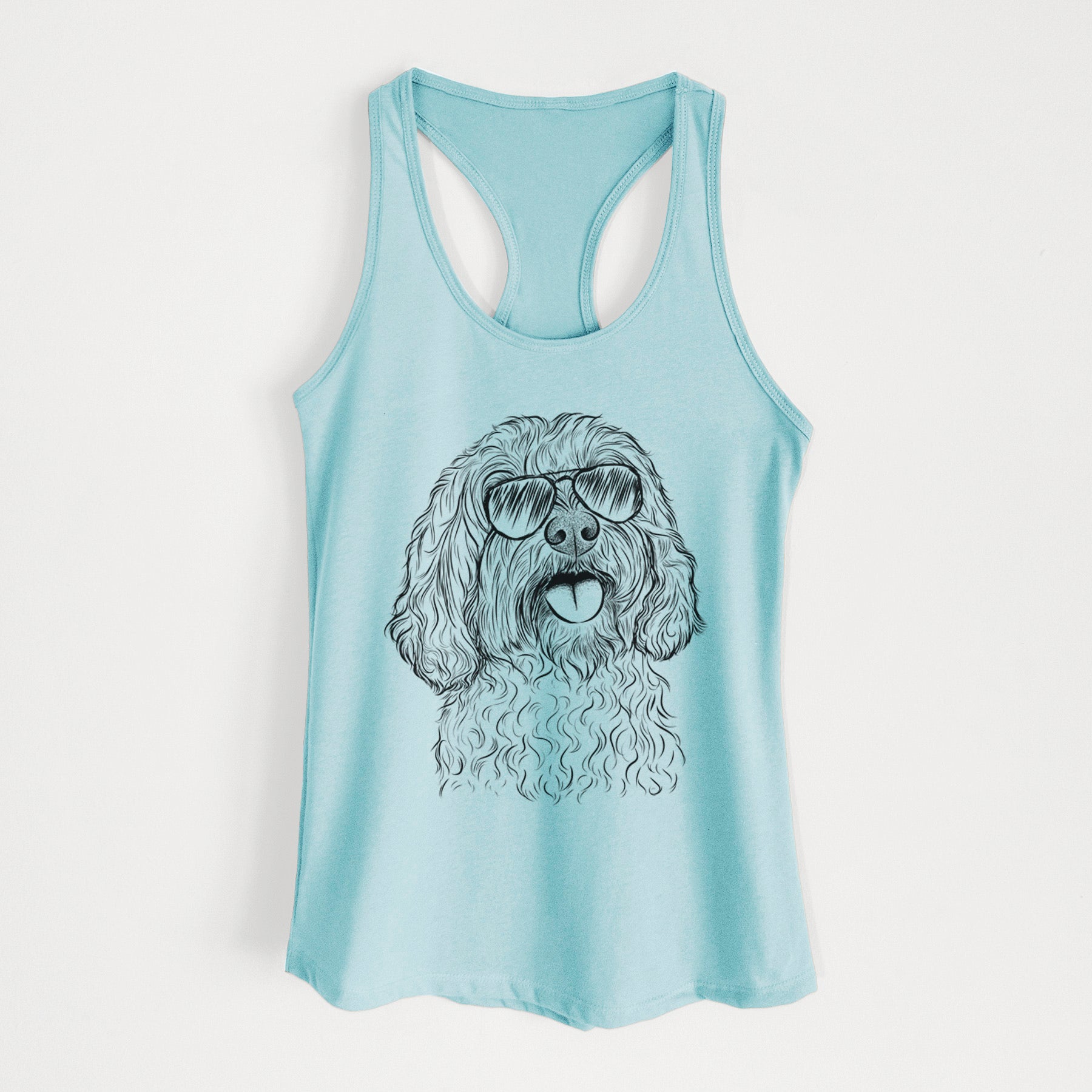 Cali the Cavapoo - Women's Racerback Tanktop