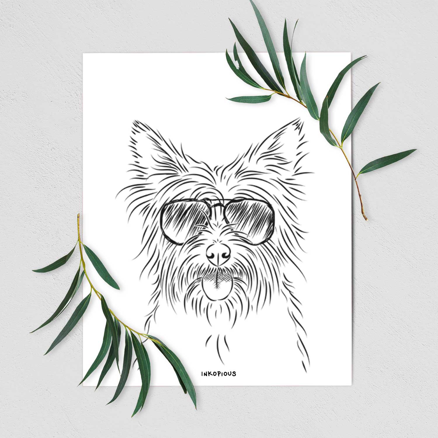 Calum the Cairn Terrier Art Print