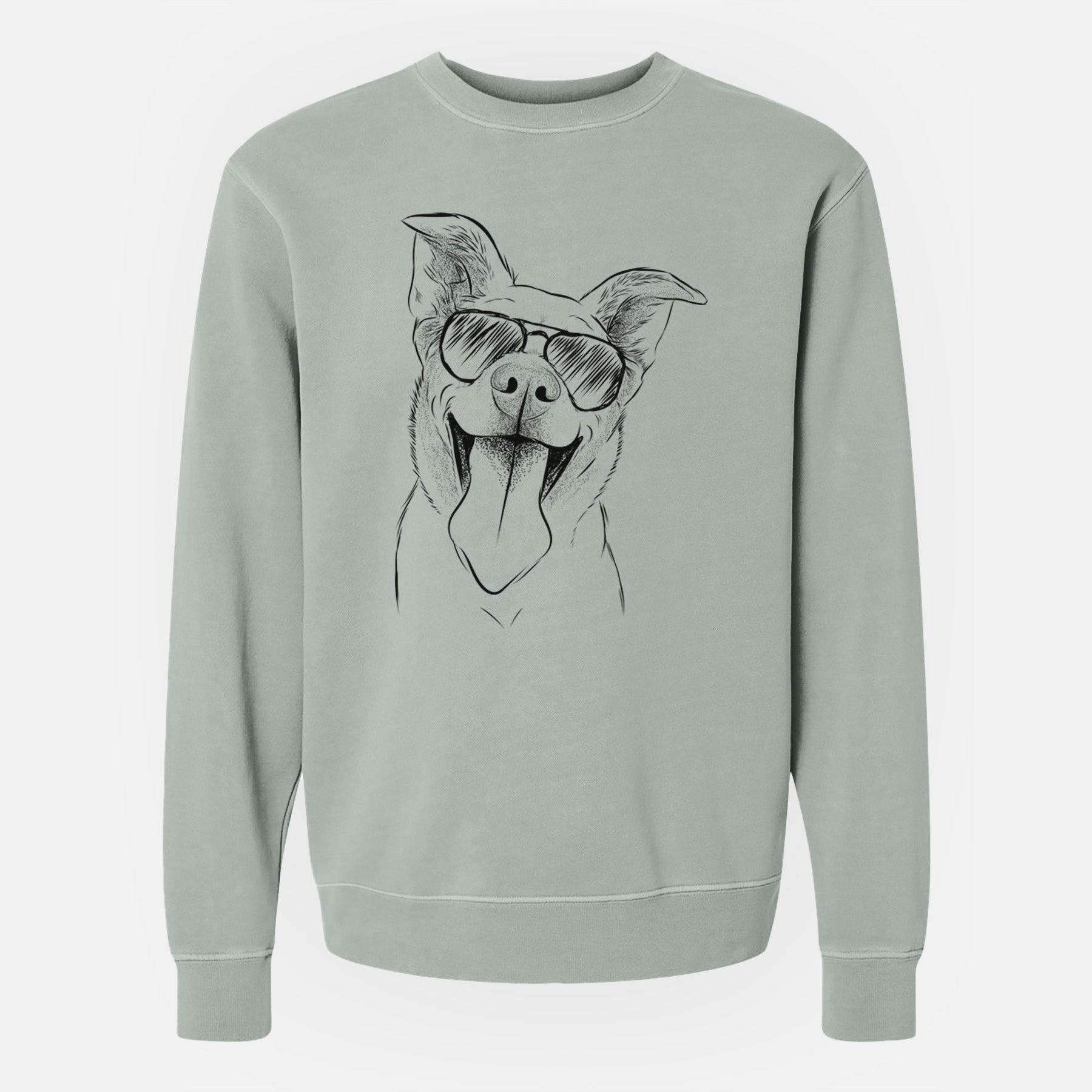 Aviator Candy the Mixed Breed - Unisex Pigment Dyed Crew Sweatshirt