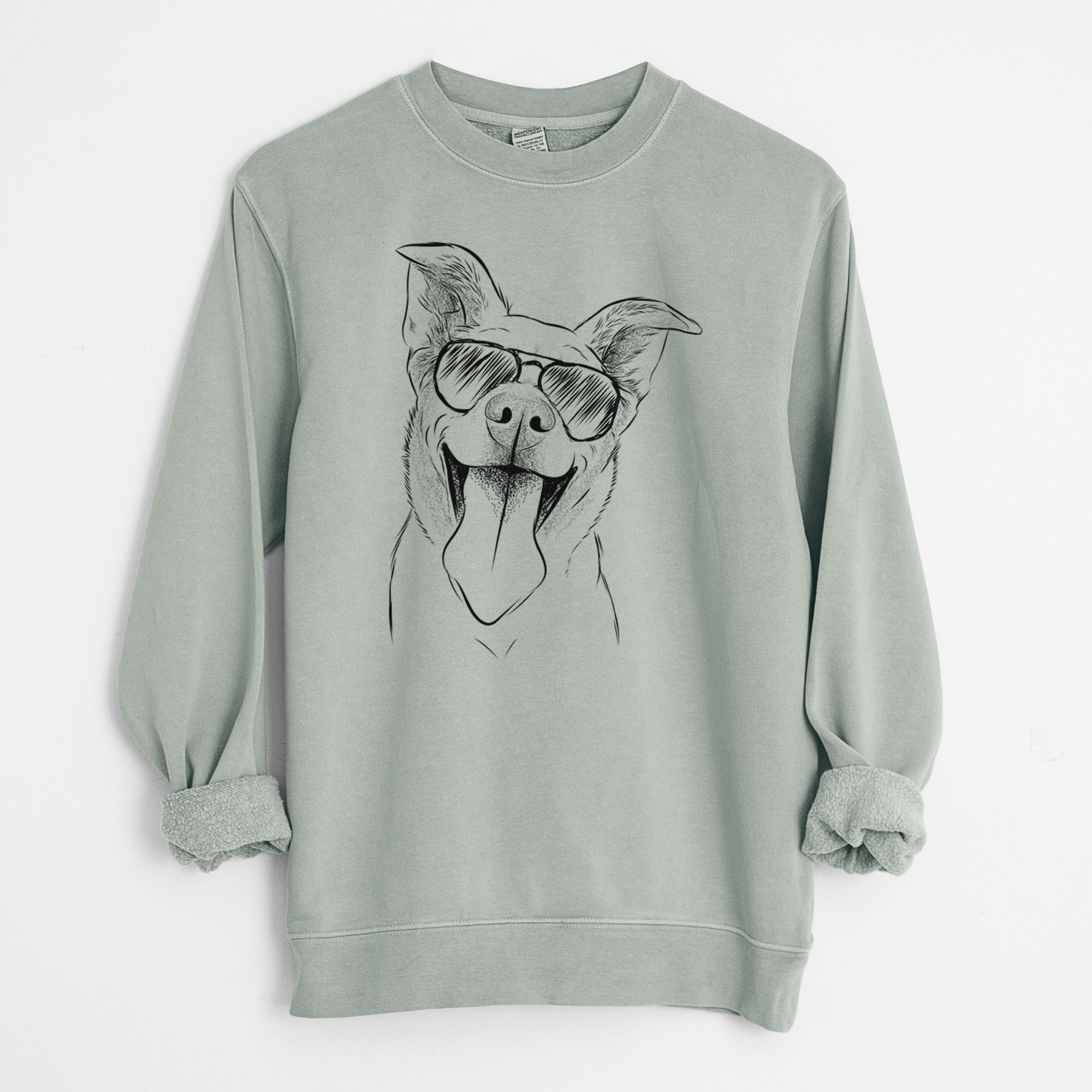 Aviator Candy the Mixed Breed - Unisex Pigment Dyed Crew Sweatshirt