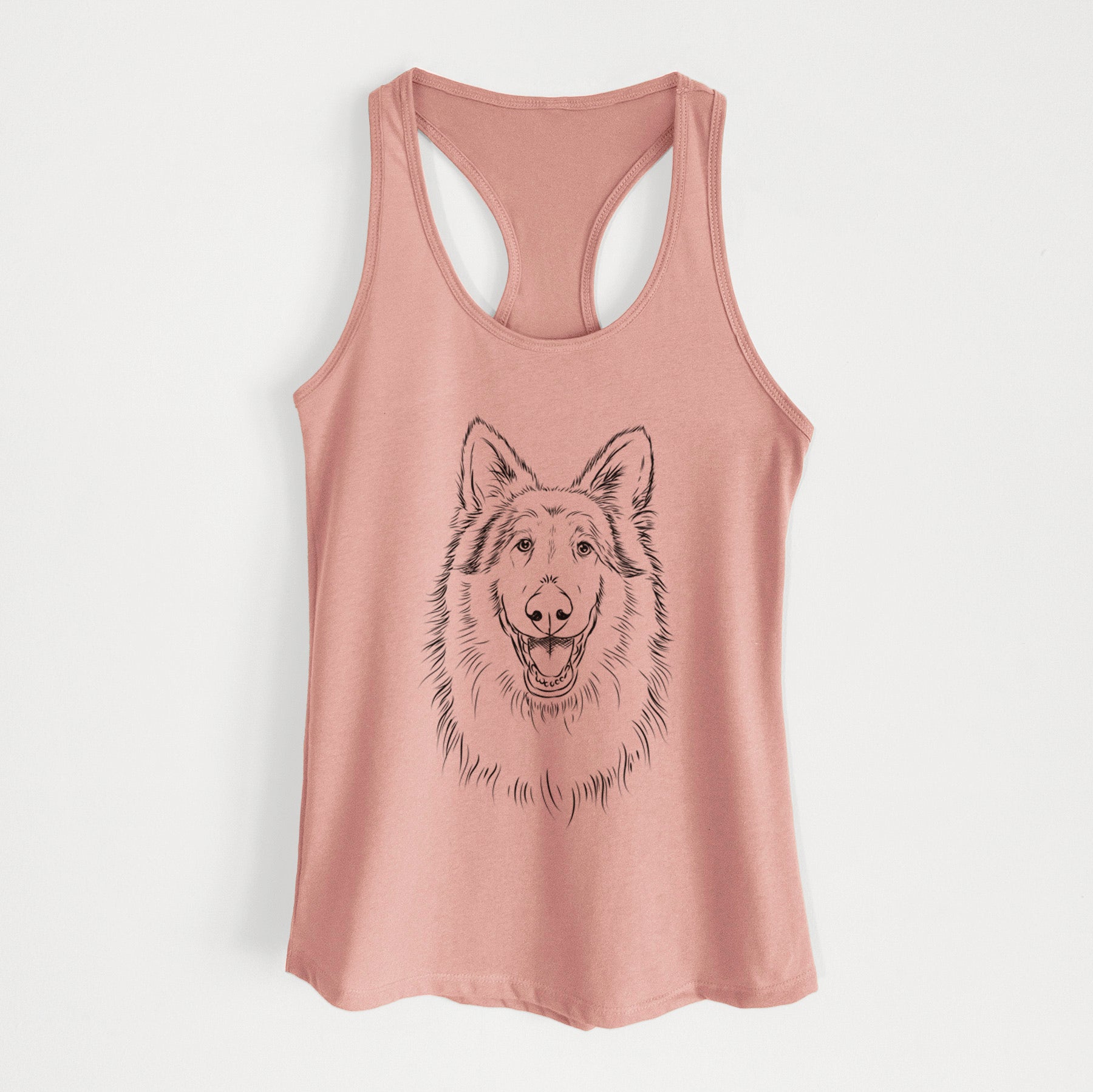 Cannon the Rough Collie - Women's Racerback Tanktop