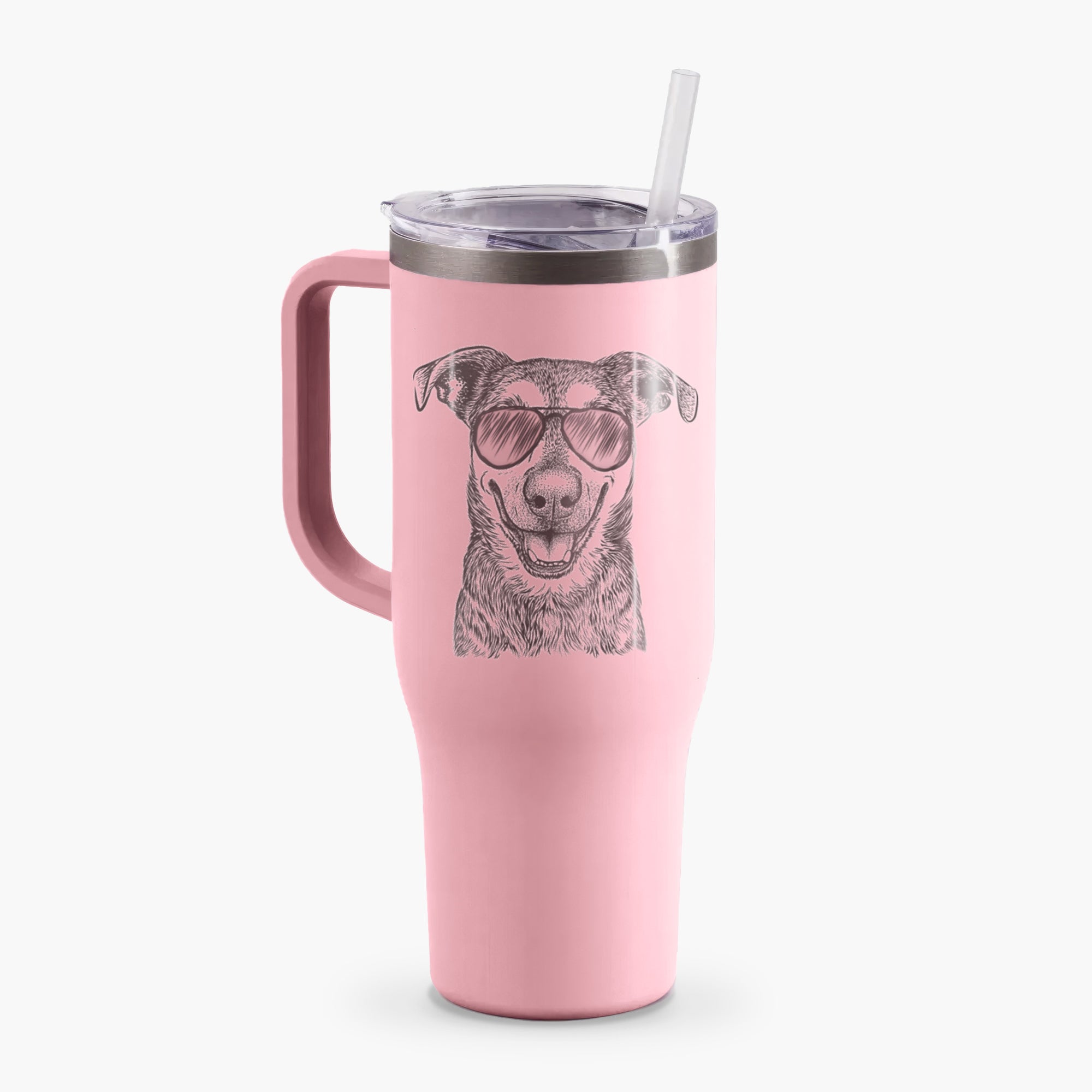 Case the Mixed Breed - 40oz Tumbler with Handle