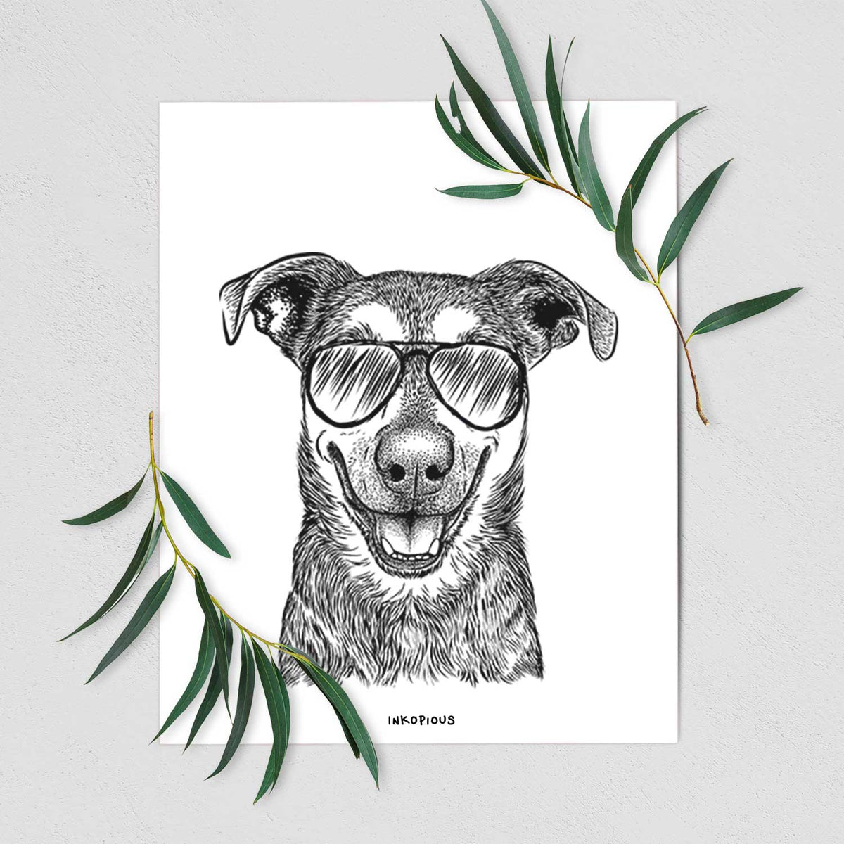 Case the Mixed Breed Art Print