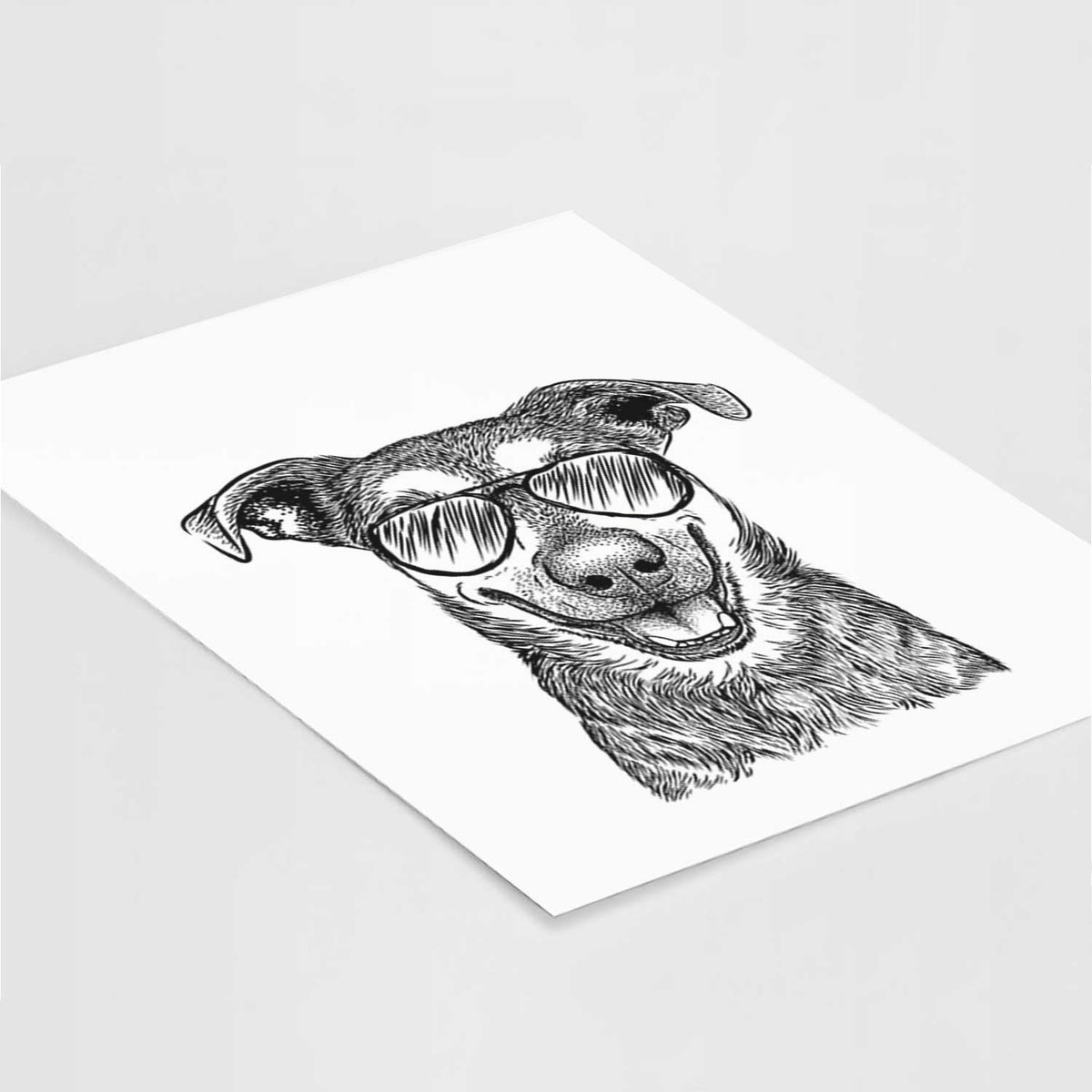 Case the Mixed Breed Art Print