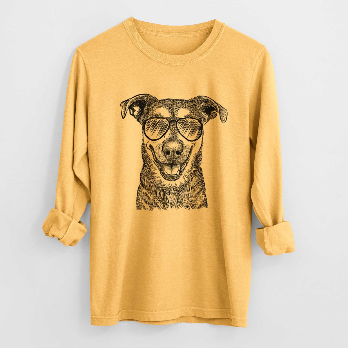 Aviators Case the Mixed Breed - Heavyweight 100% Cotton Long Sleeve