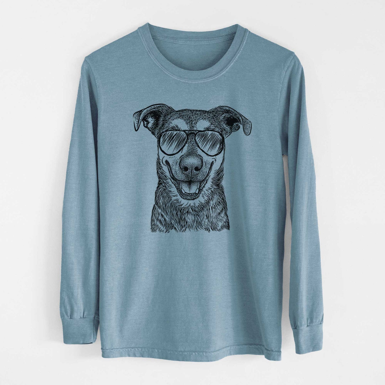 Aviators Case the Mixed Breed - Heavyweight 100% Cotton Long Sleeve