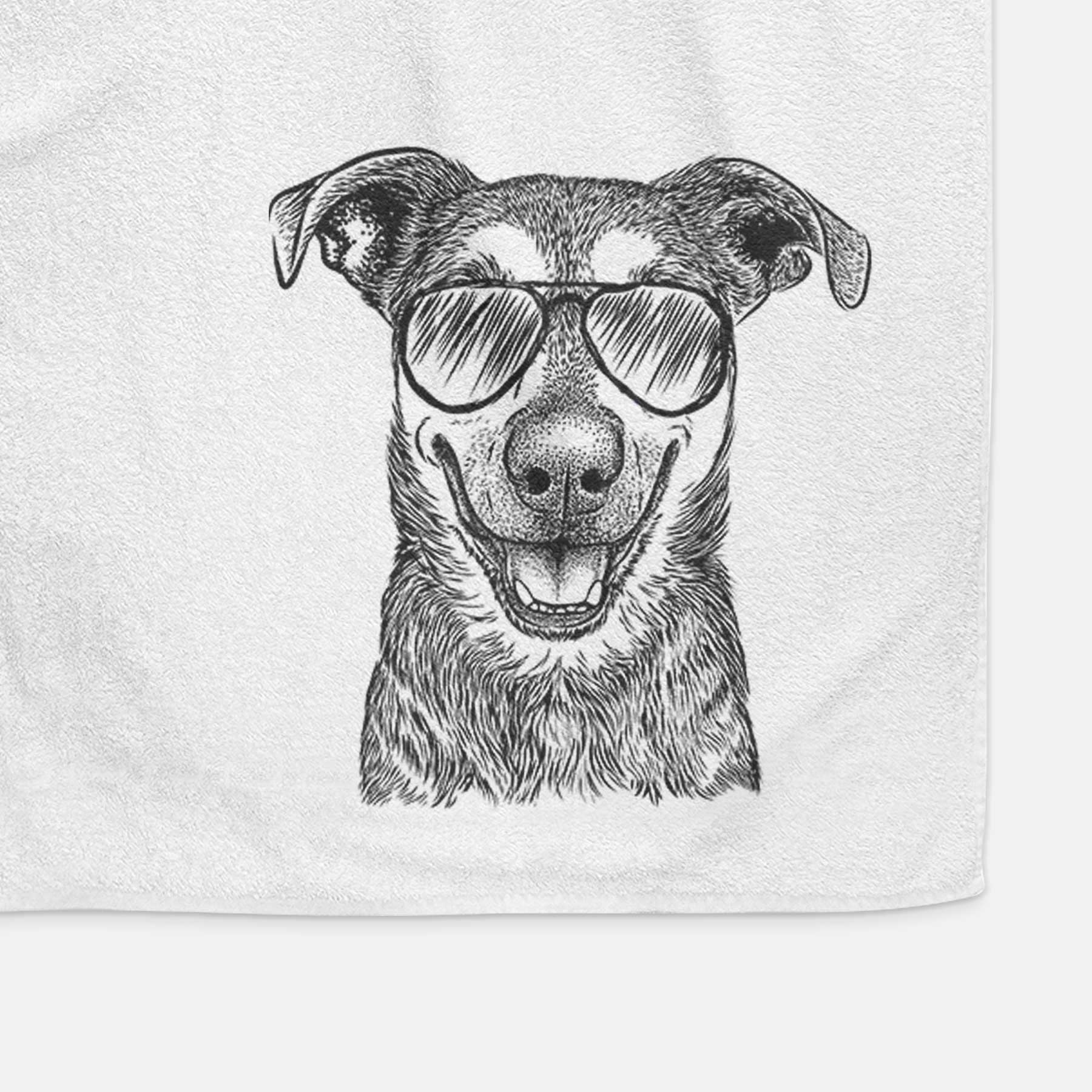 Case the Mixed Breed Decorative Hand Towel