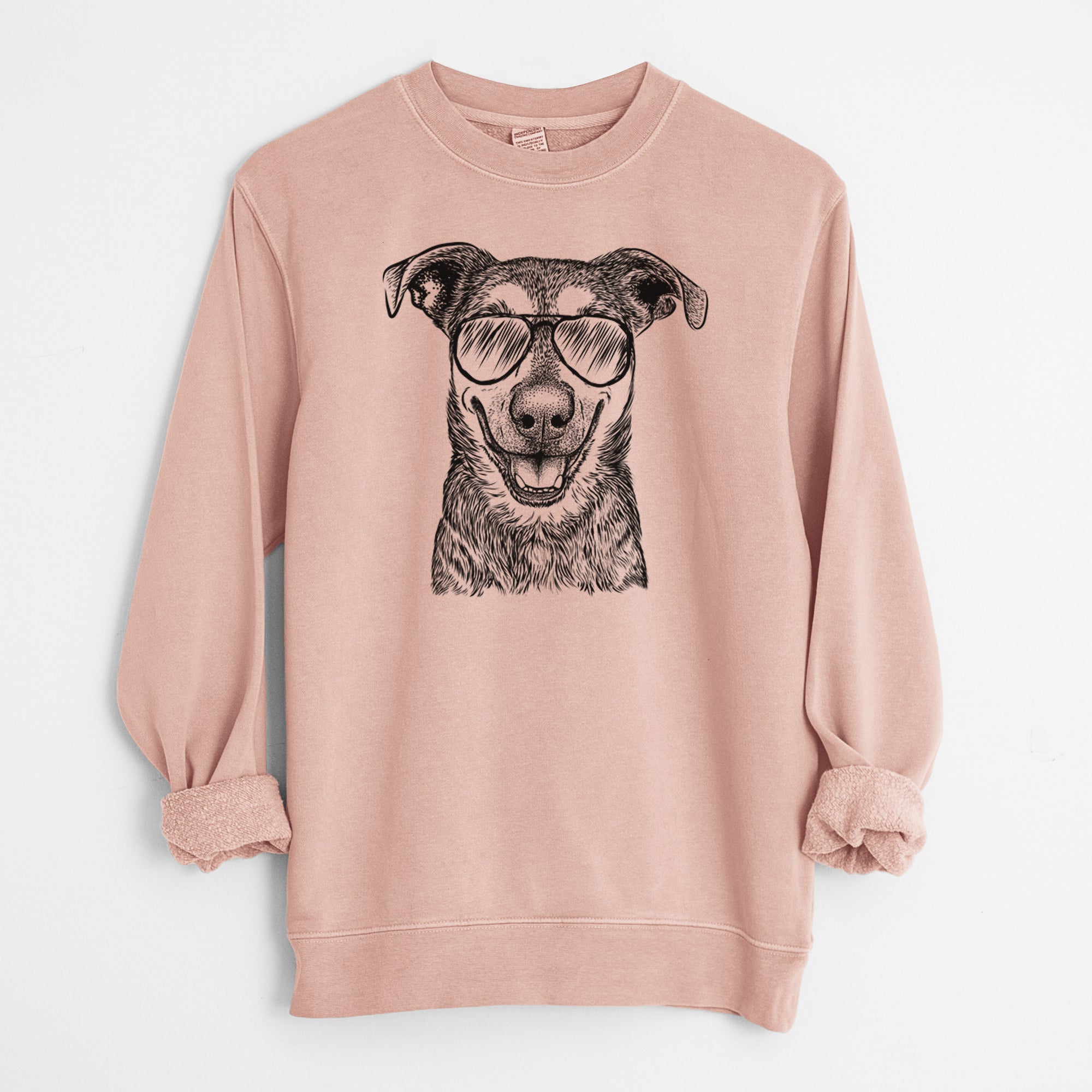 Aviator Case the Mixed Breed - Unisex Pigment Dyed Crew Sweatshirt