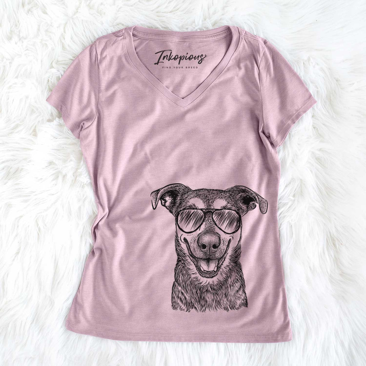 Case the Mixed Breed - Women's V-neck Shirt