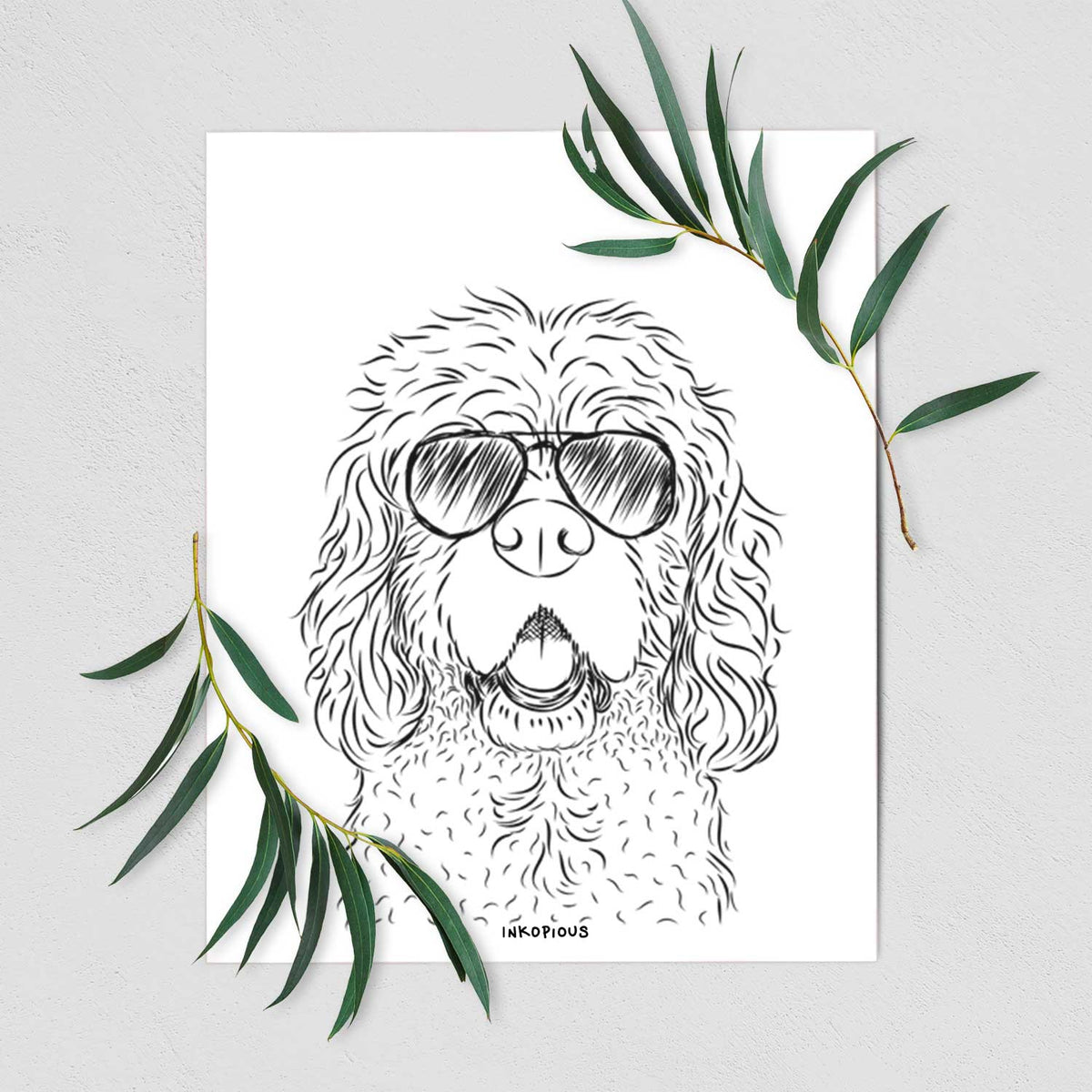 Casey the American Cocker Spaniel Art Print