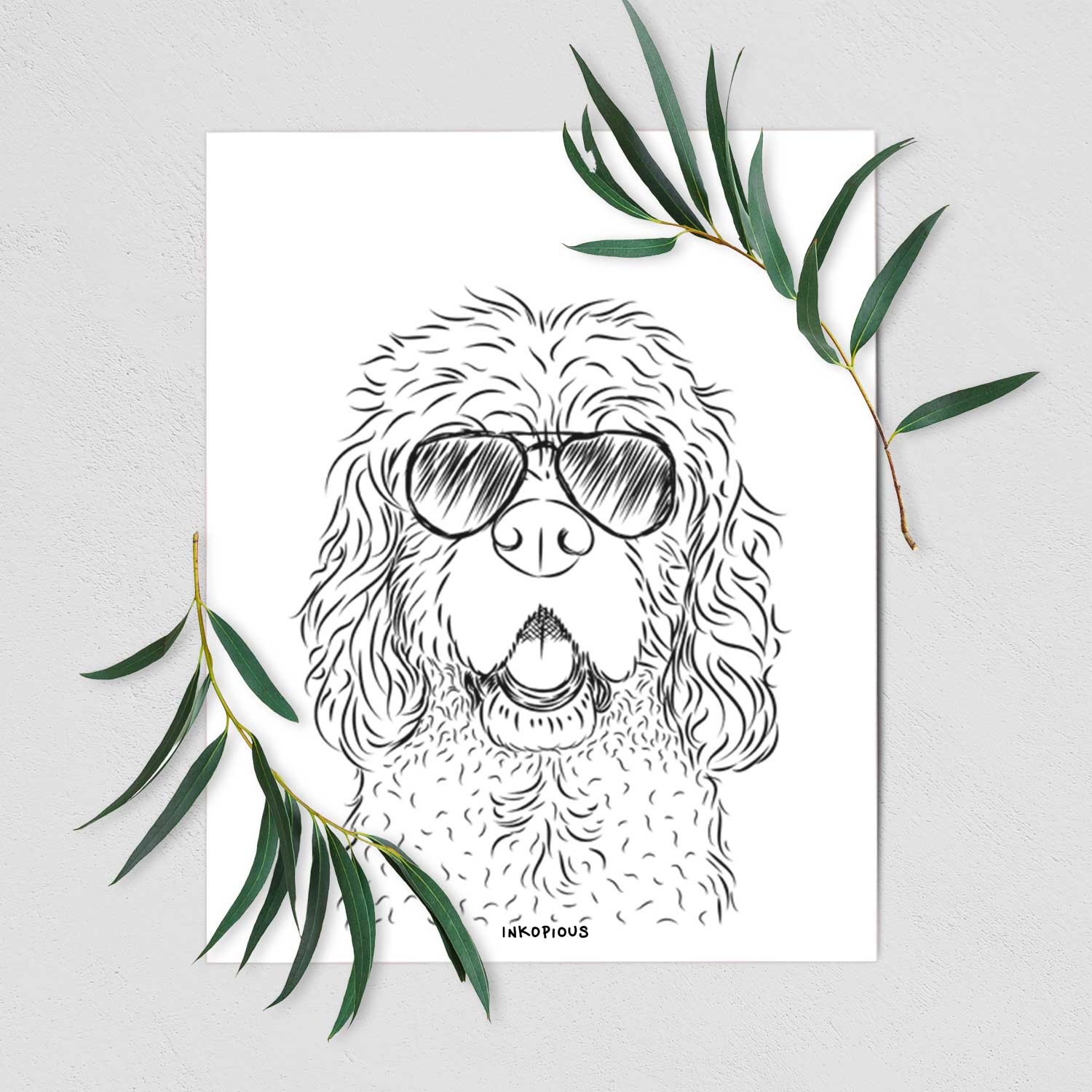 Casey the American Cocker Spaniel Art Print